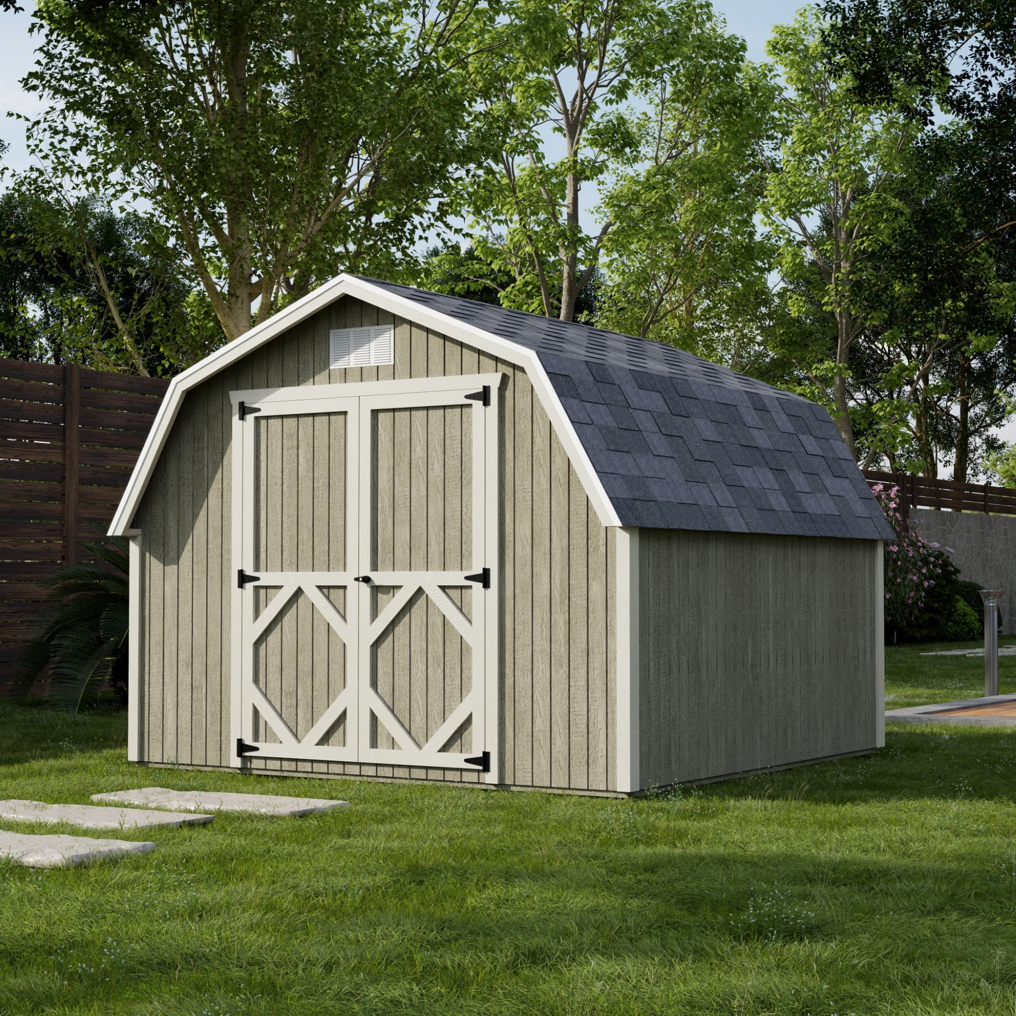 Classic Gambrel 4' Barn Shed