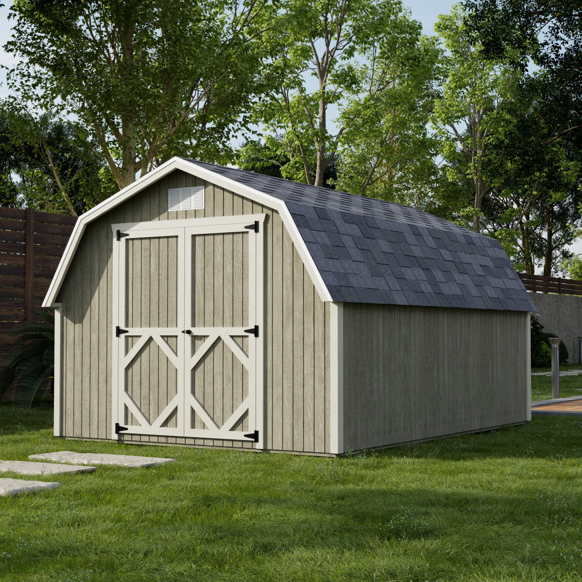 Classic Gambrel 4' Barn Shed