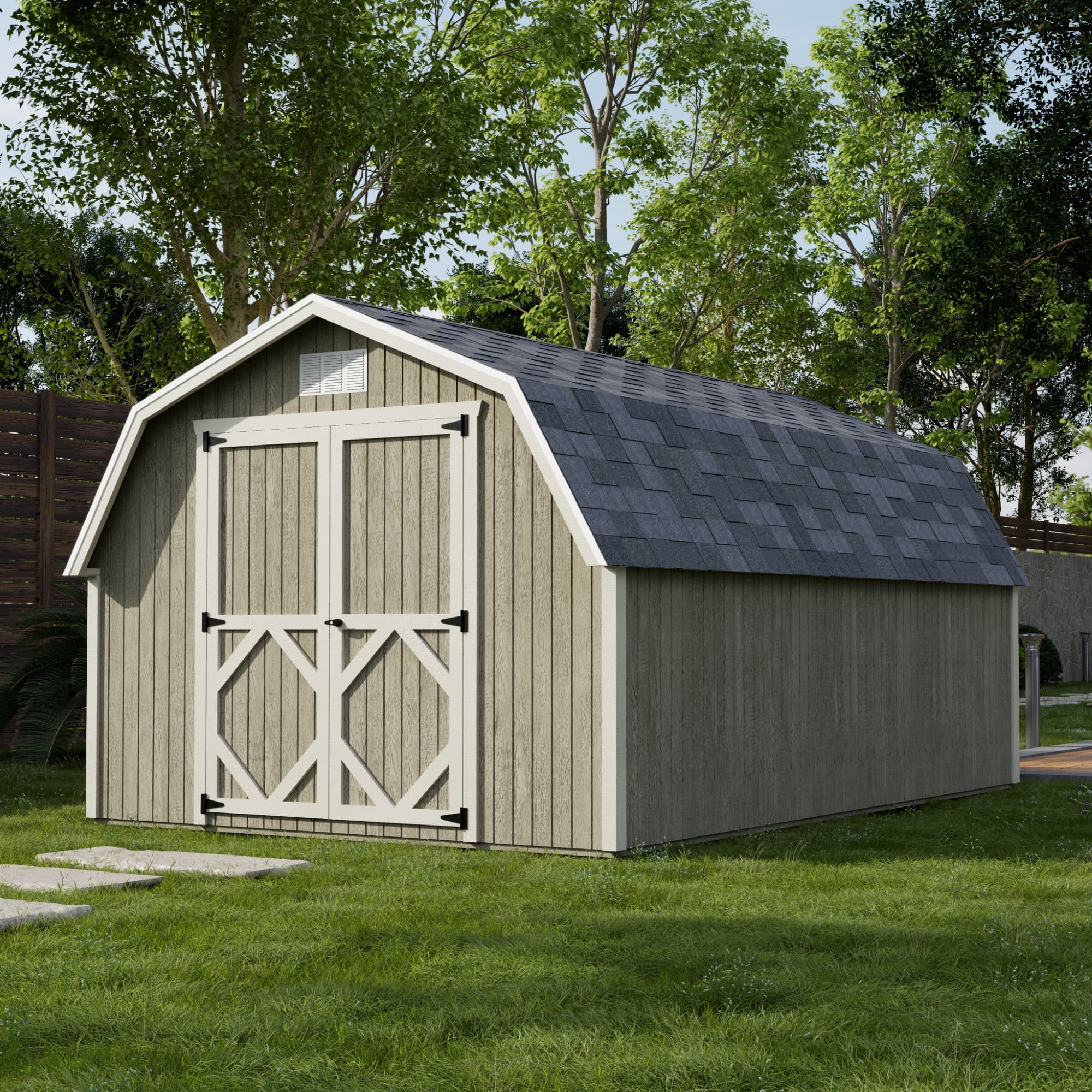 Classic Gambrel 4' Barn Shed