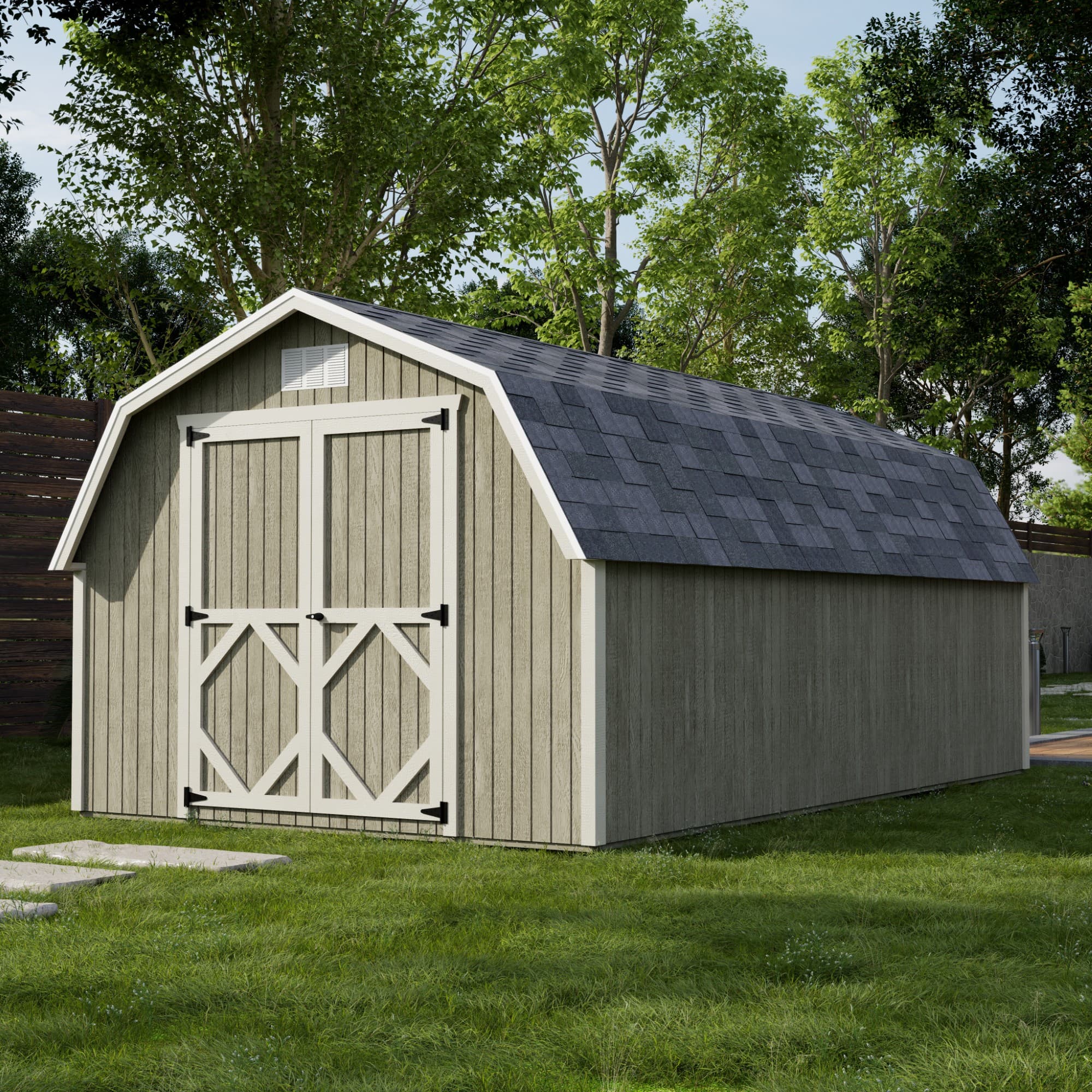 Classic Gambrel 4' Barn Shed