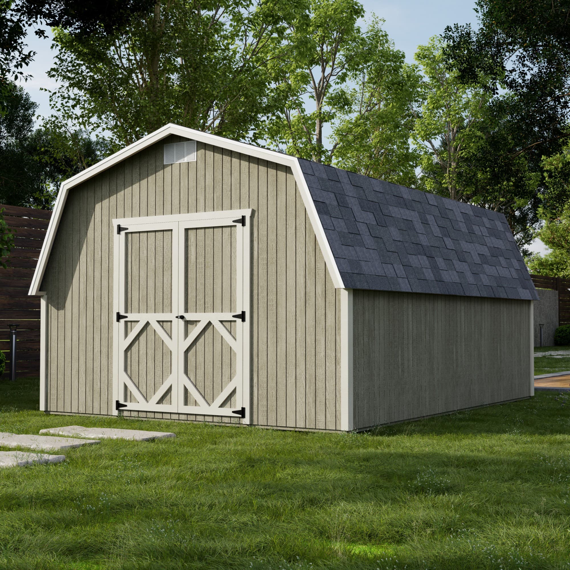 Classic Gambrel 4' Barn Shed