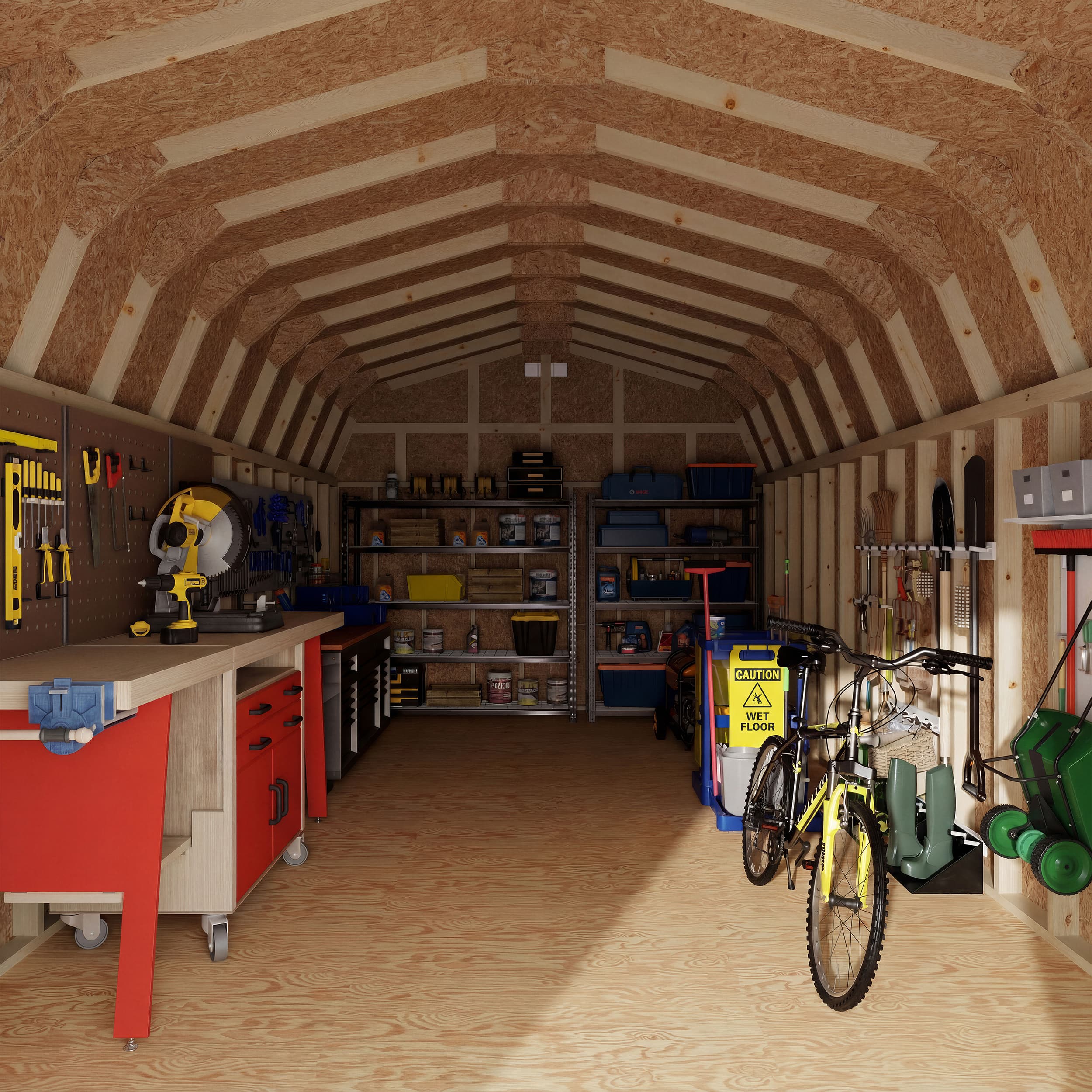 Classic Gambrel 6' Barn Shed