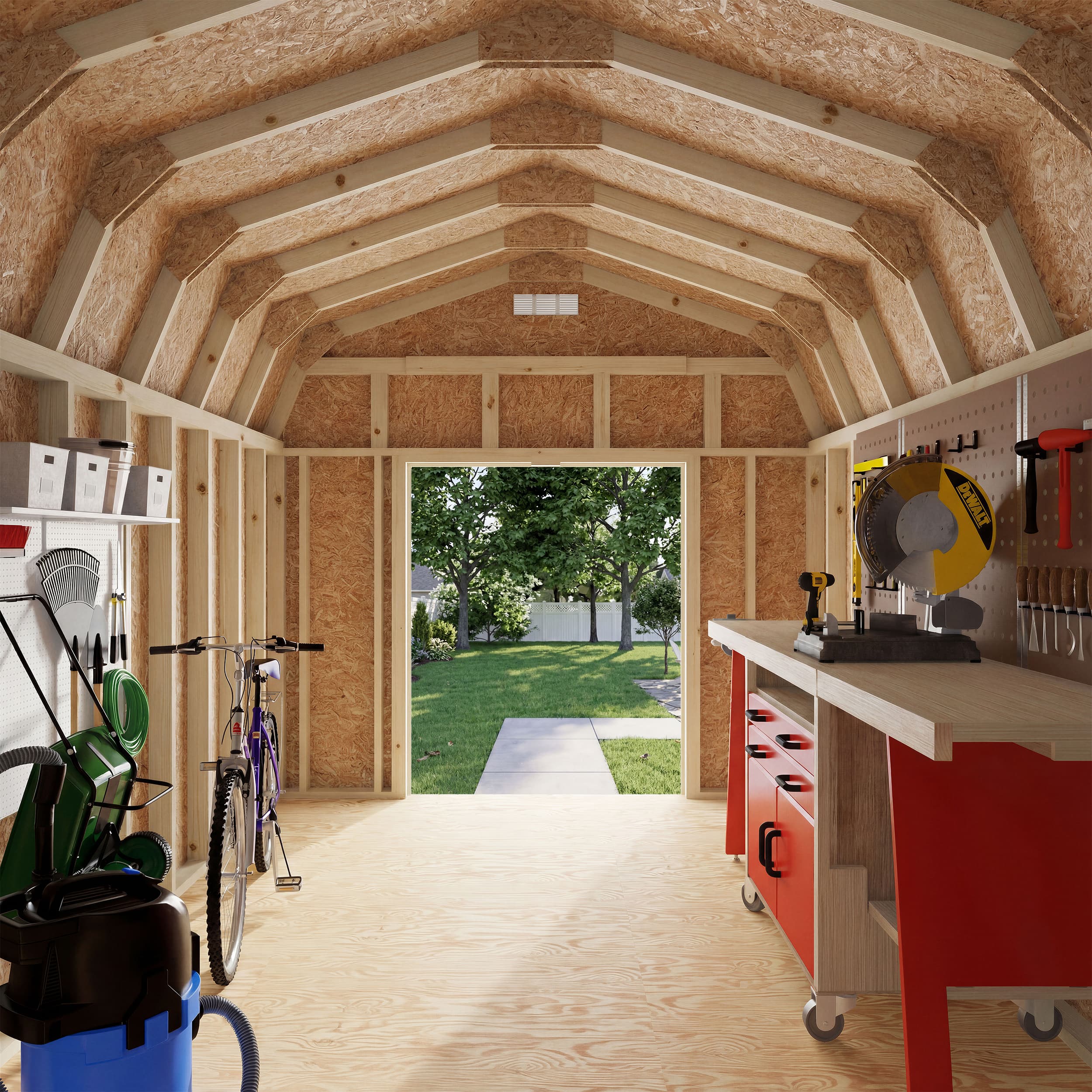 Classic Gambrel 6' Barn Shed