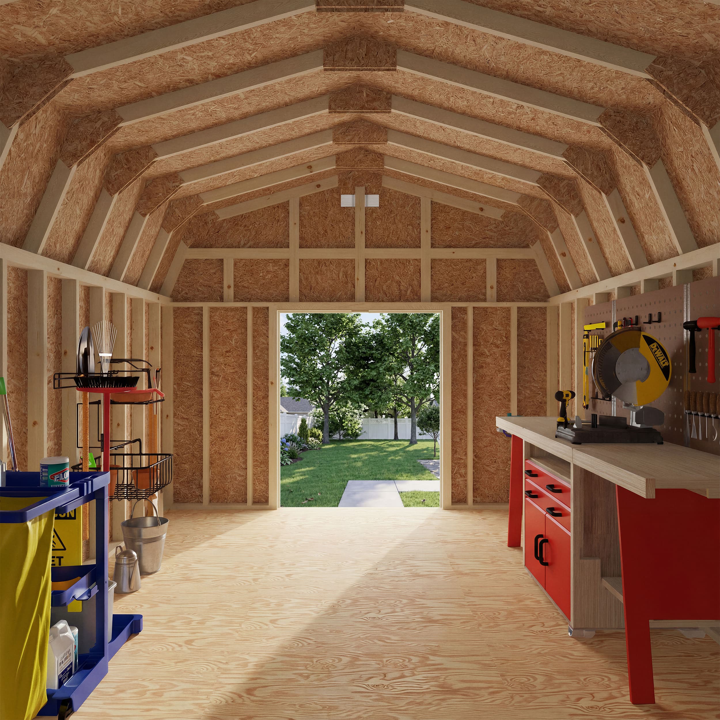 Classic Gambrel 6' Barn Shed