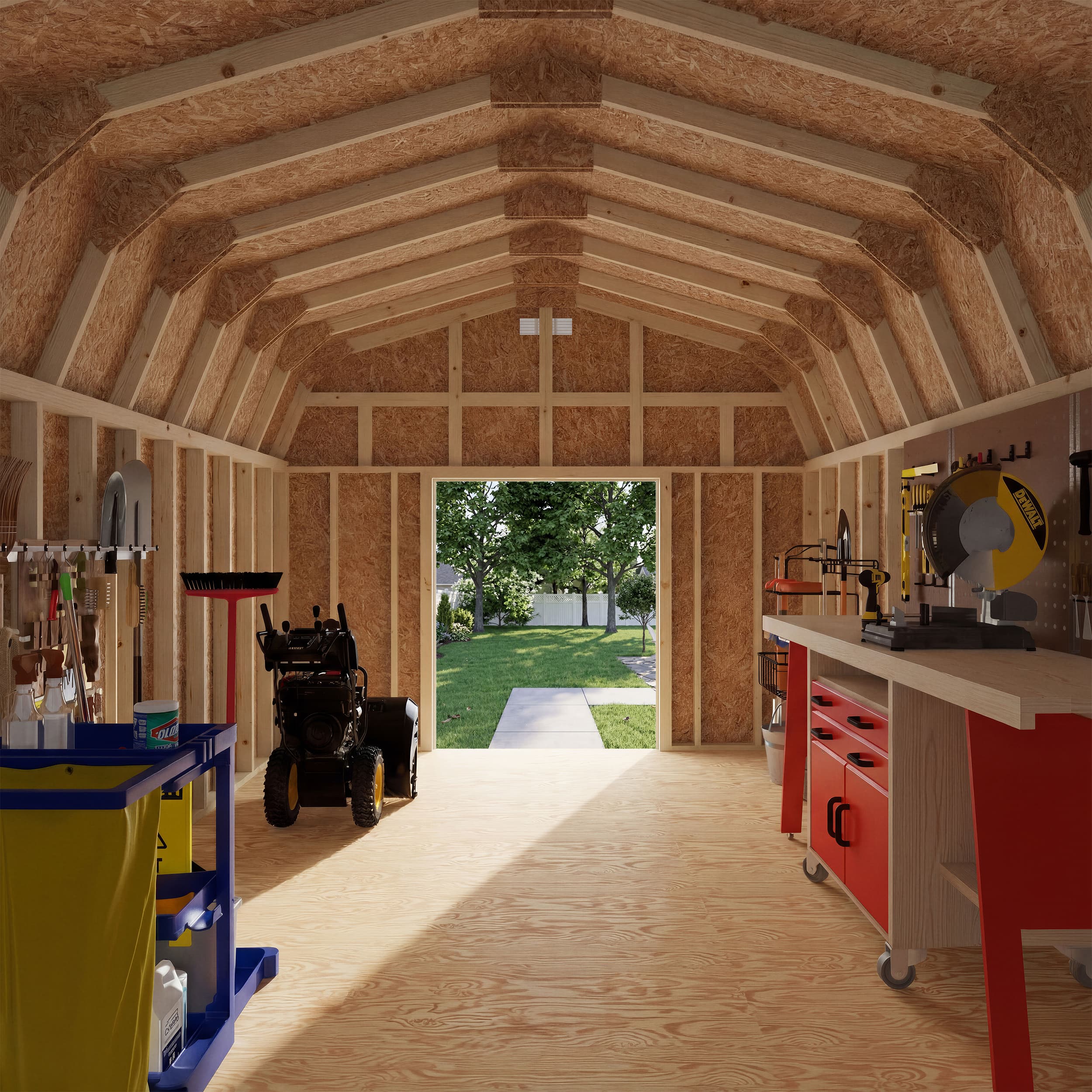 Classic Gambrel 6' Barn Shed