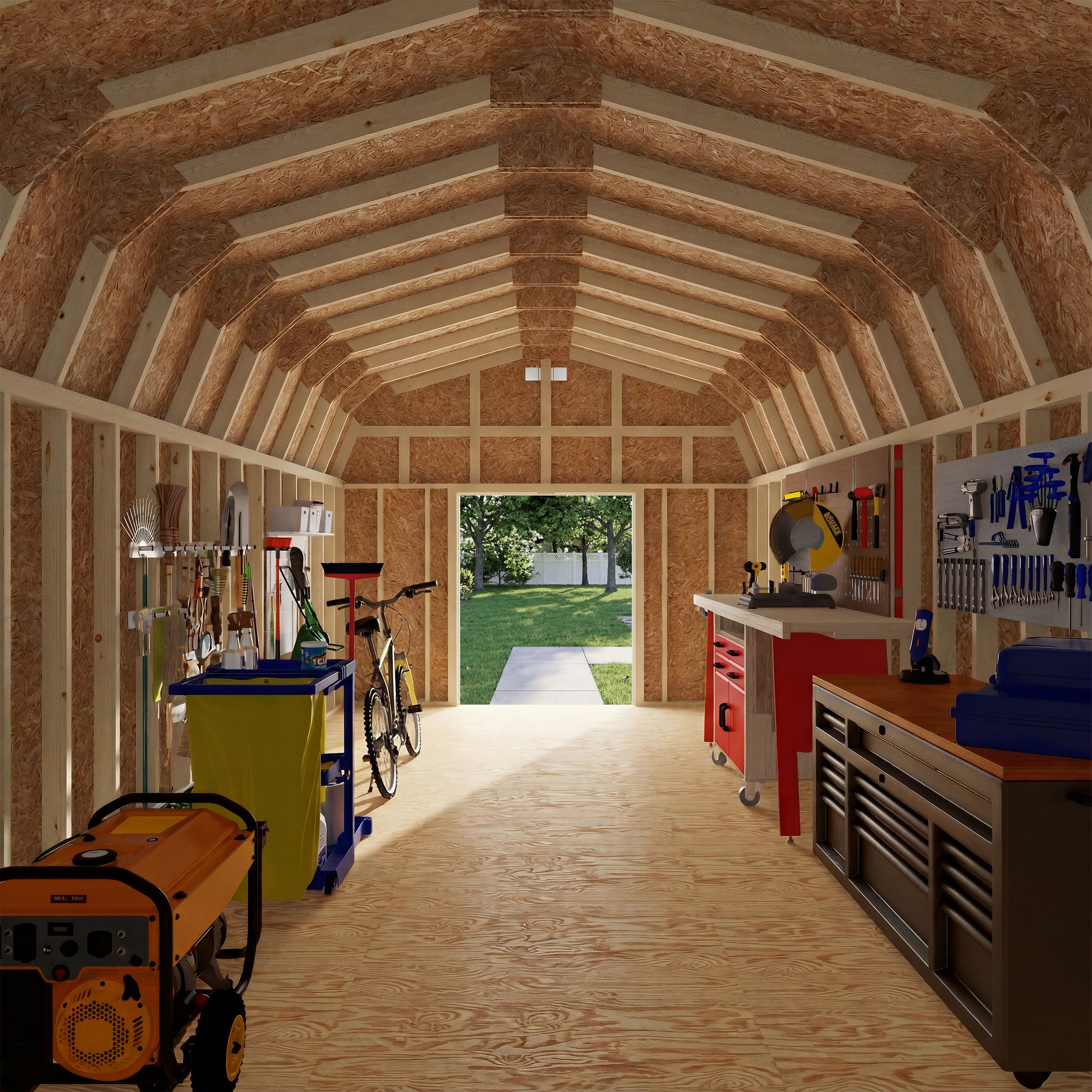 Classic Gambrel 6' Barn Shed