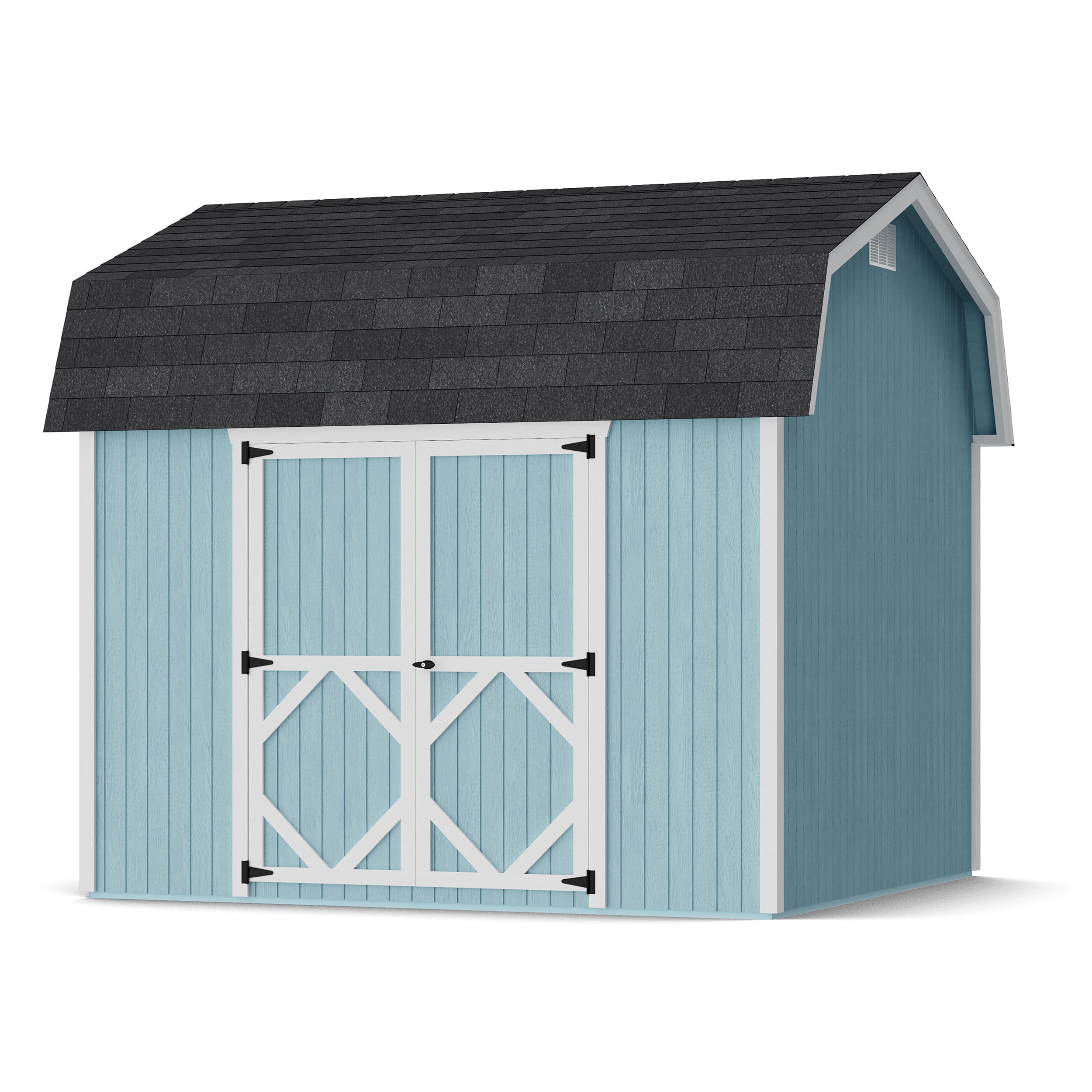 Classic Gambrel 6' Barn Shed with Side Entry