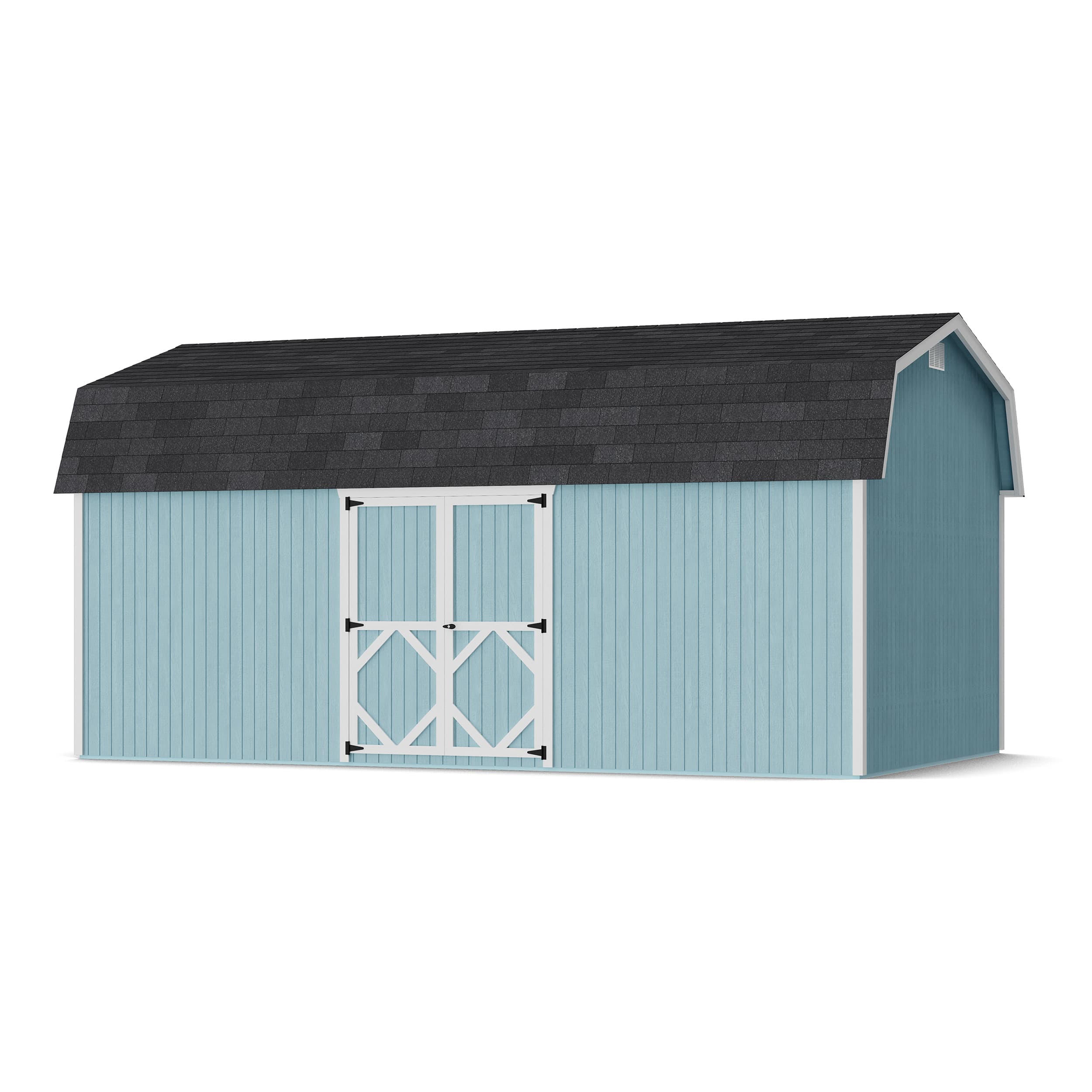 Classic Gambrel 6' Barn Shed with Side Entry