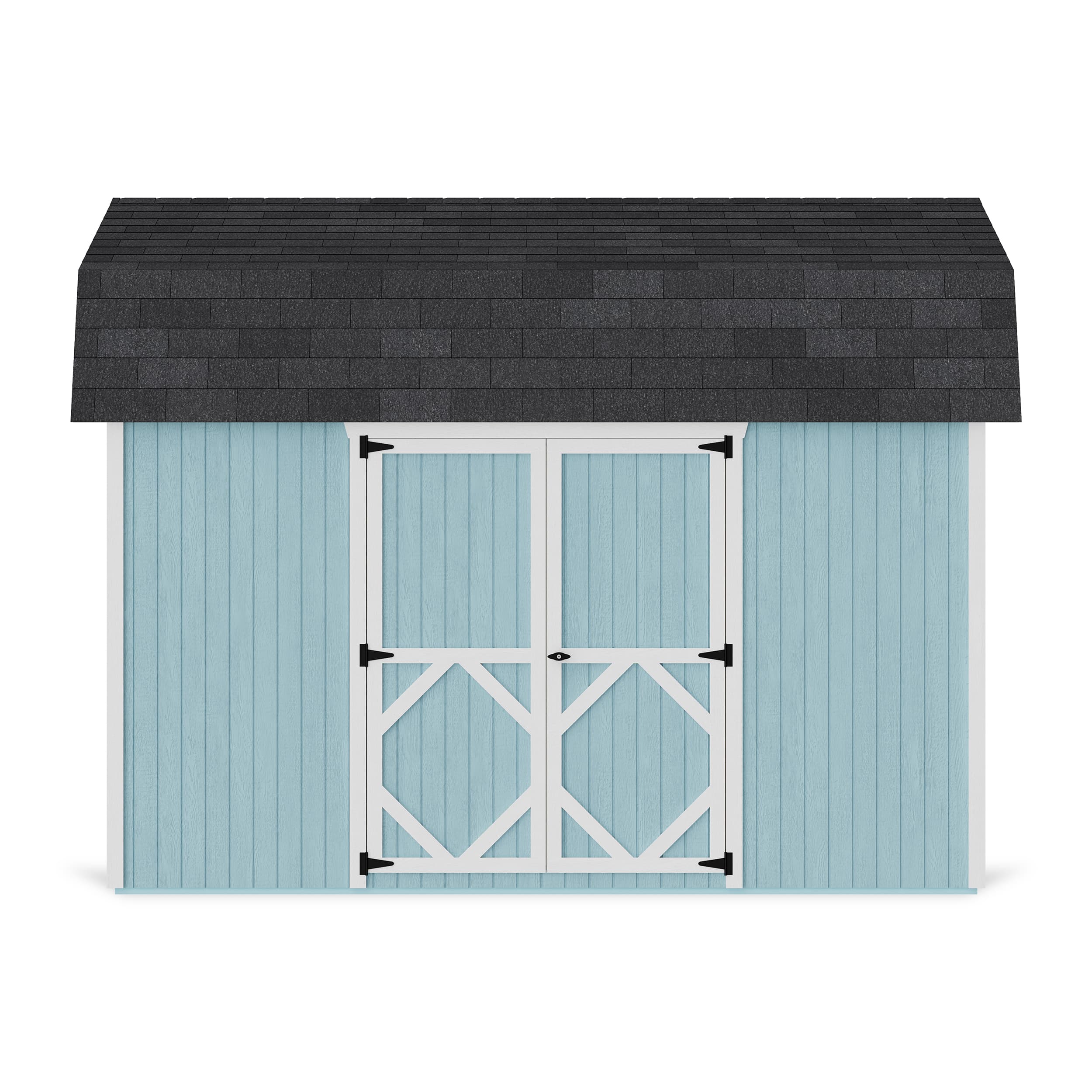 Classic Gambrel 6' Barn Shed with Side Entry