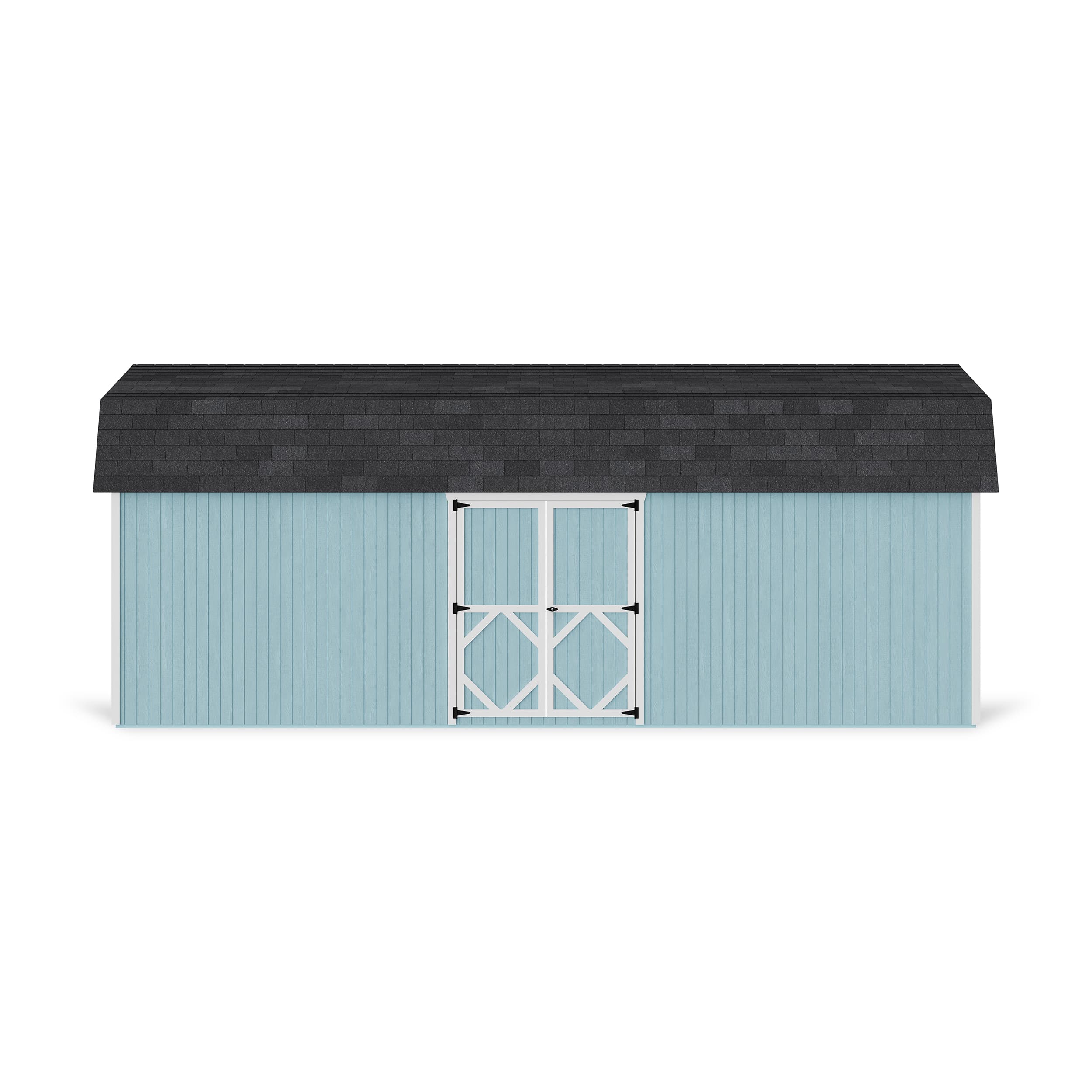 Classic Gambrel 6' Barn Shed with Side Entry