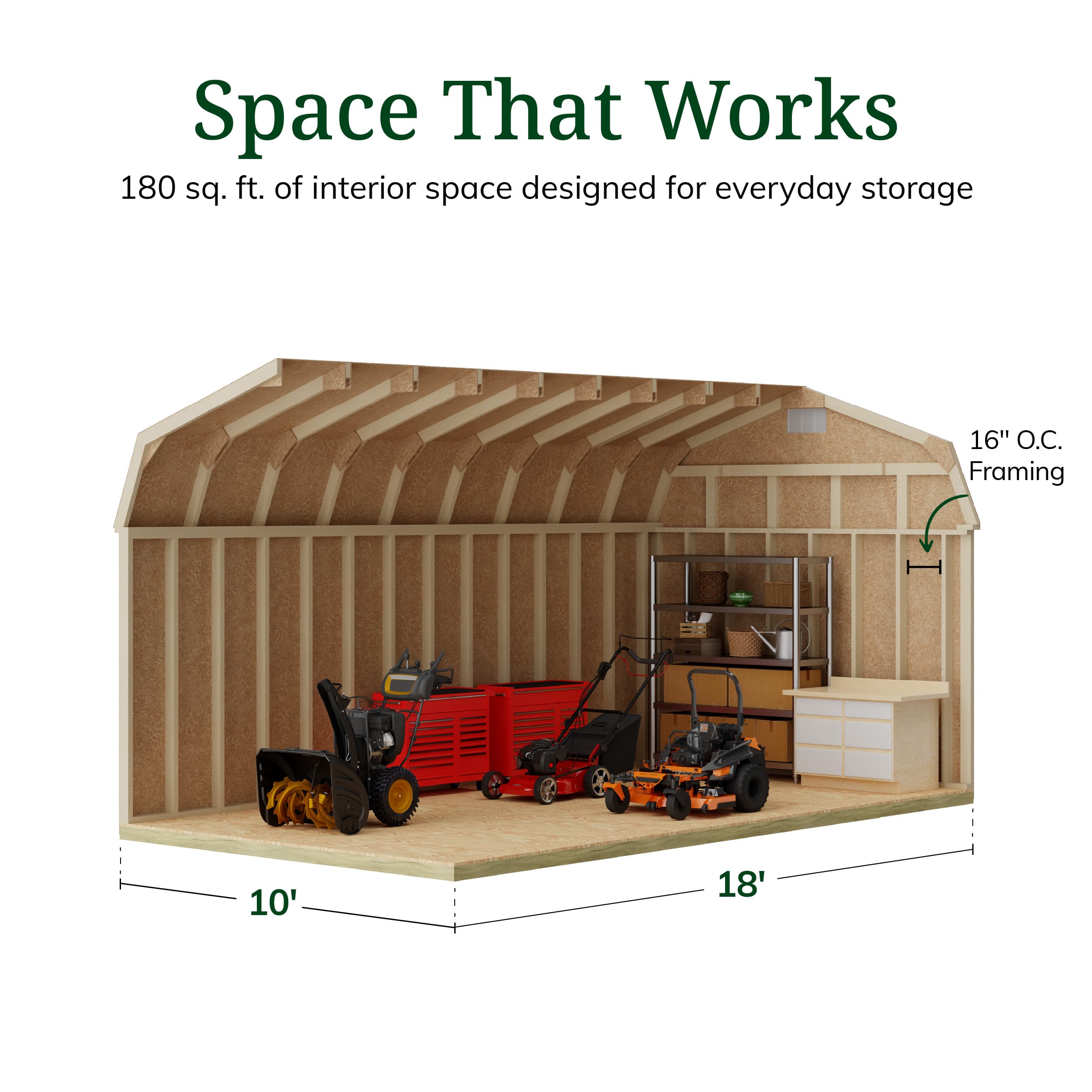 Classic Workshop Barn Shed