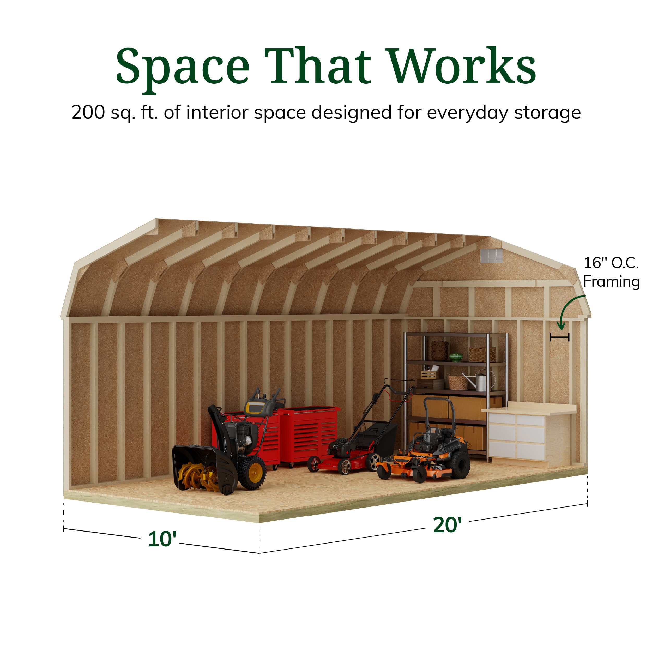 Classic Workshop Barn Shed