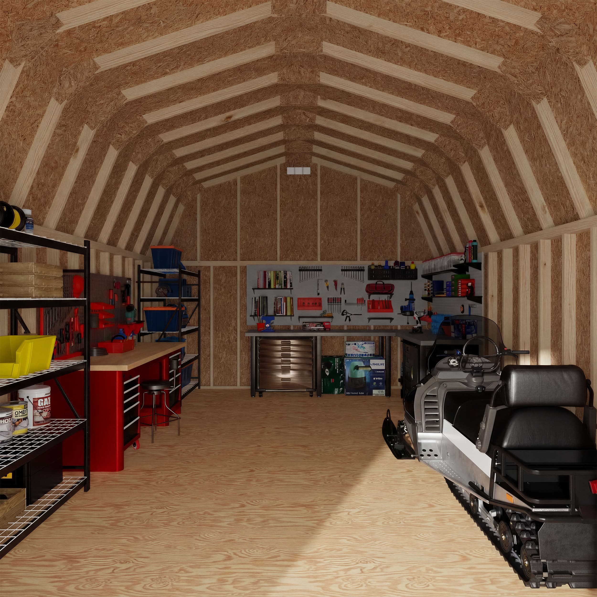 Classic Gambrel Large Barn Shed