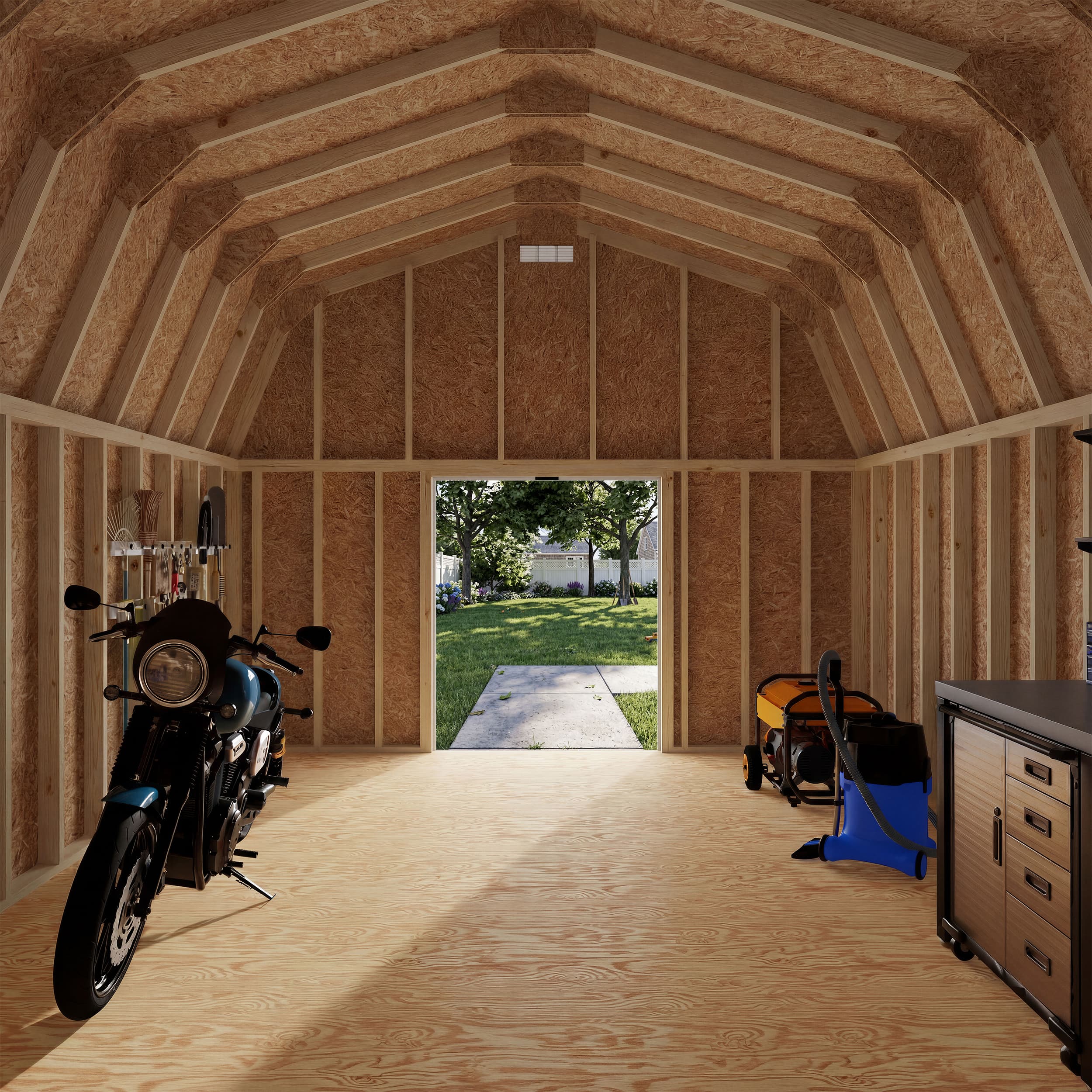 Classic Gambrel Large Barn Shed