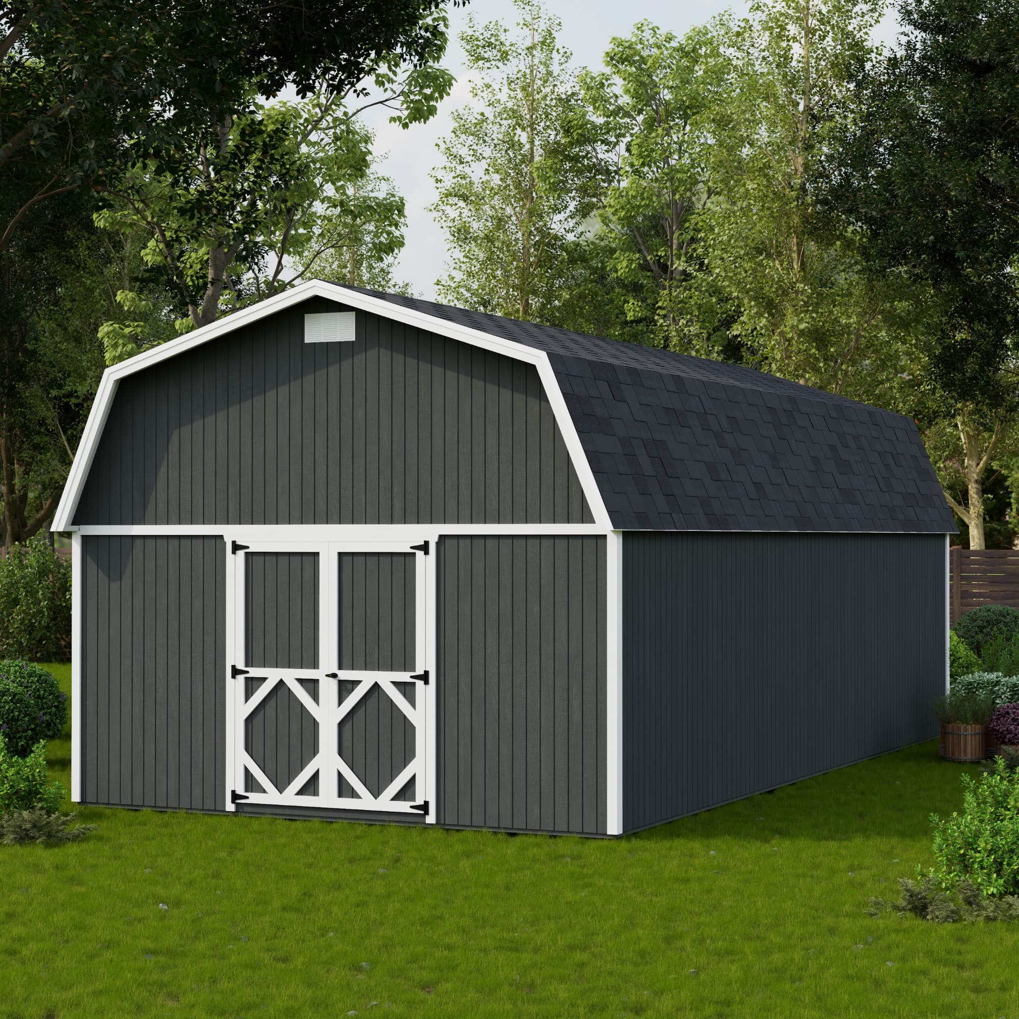 Classic Gambrel Large Barn Shed