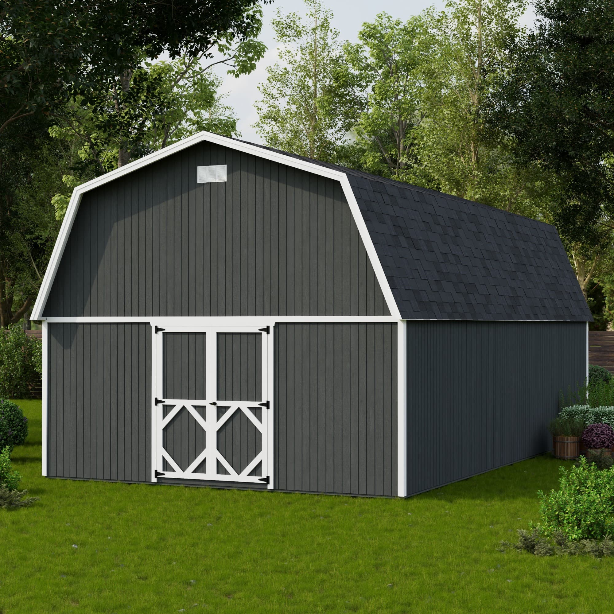 Classic Gambrel Large Barn Shed
