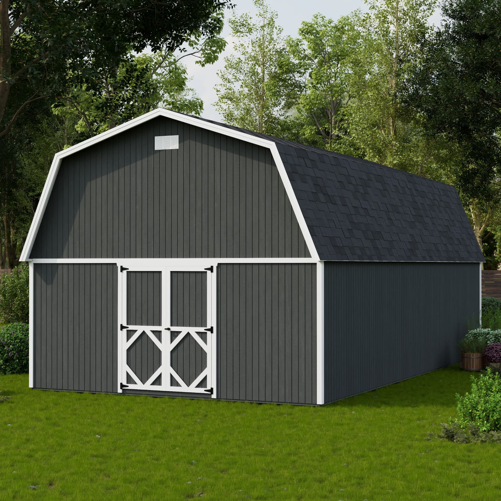 Classic Gambrel Large Barn Shed