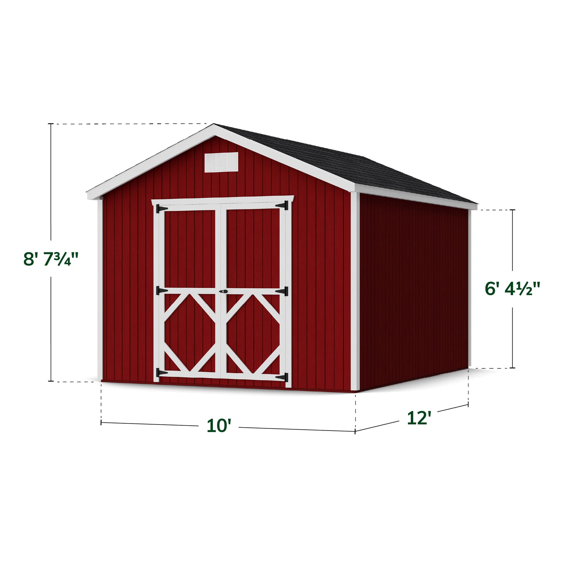 Classic Gable Shed dimensions