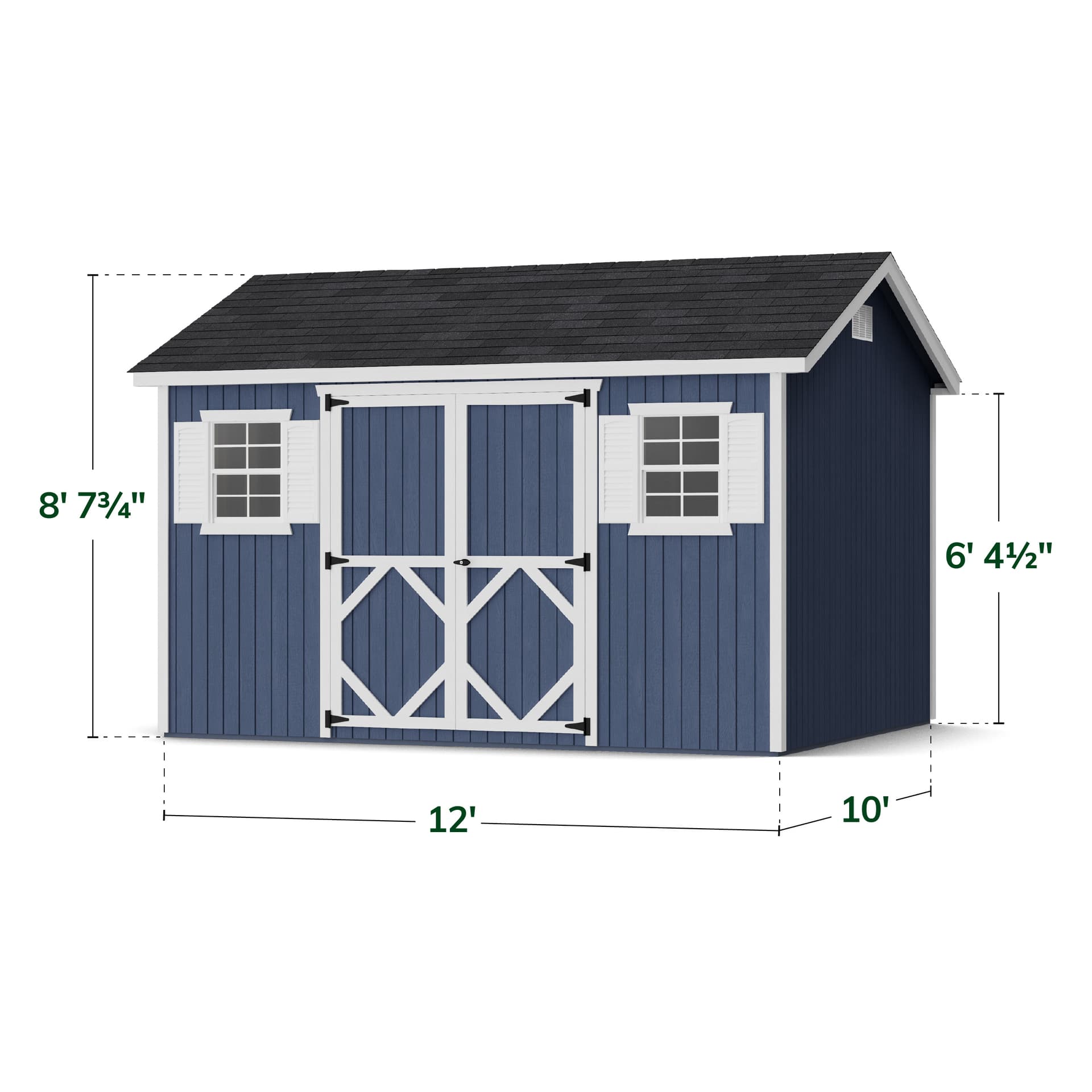 Classic Workshop Shed dimensions