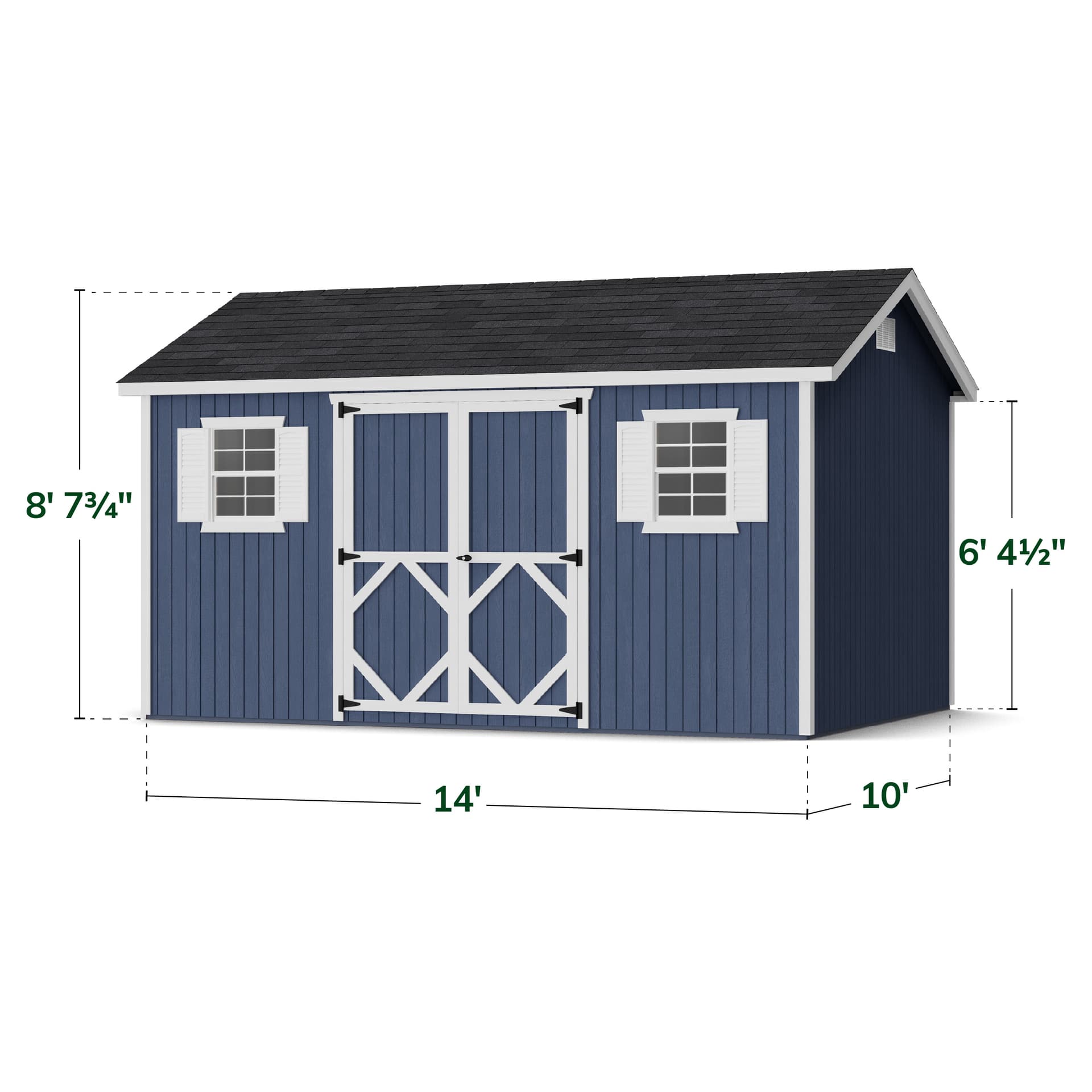 Classic Workshop Shed dimensions