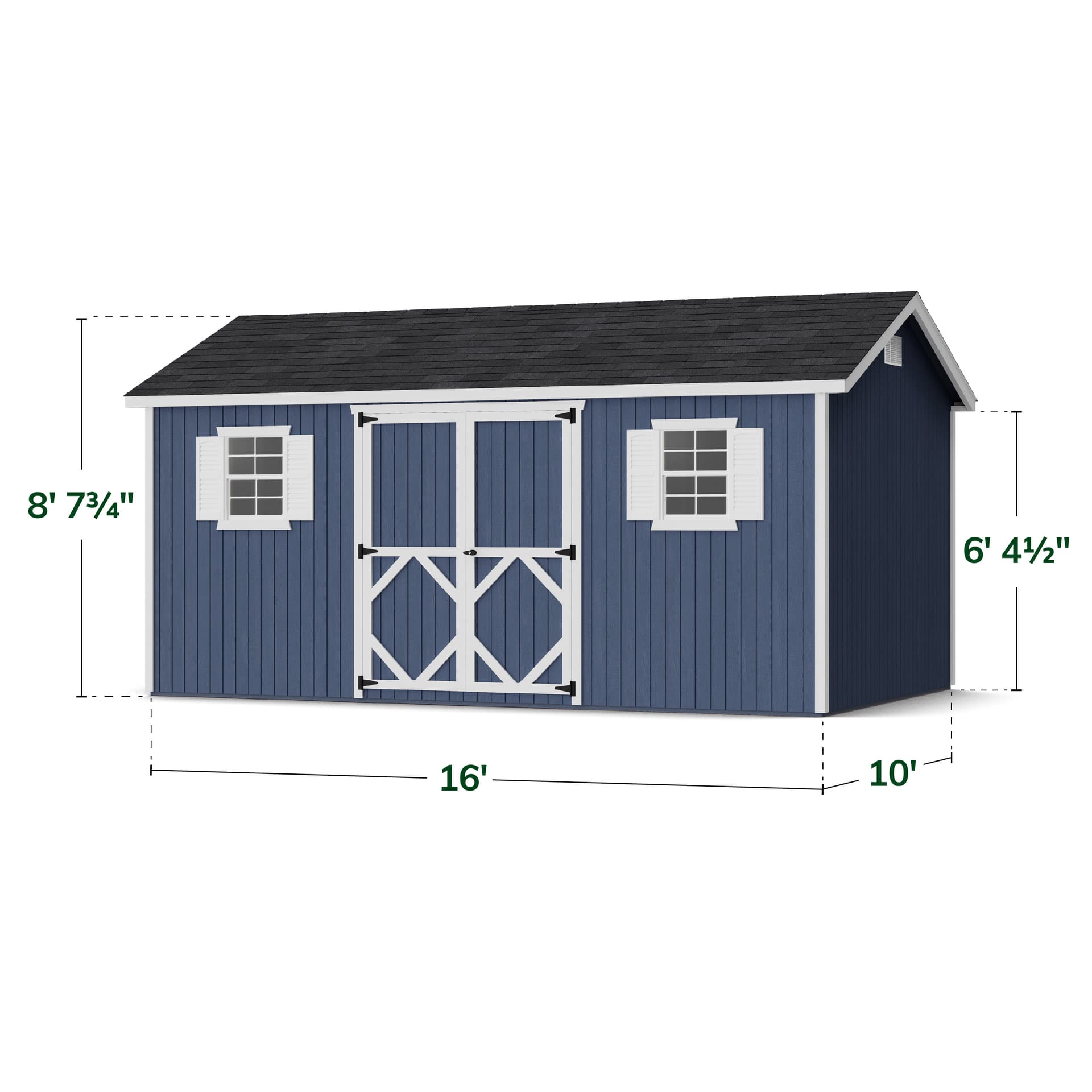 Classic Workshop Shed dimensions