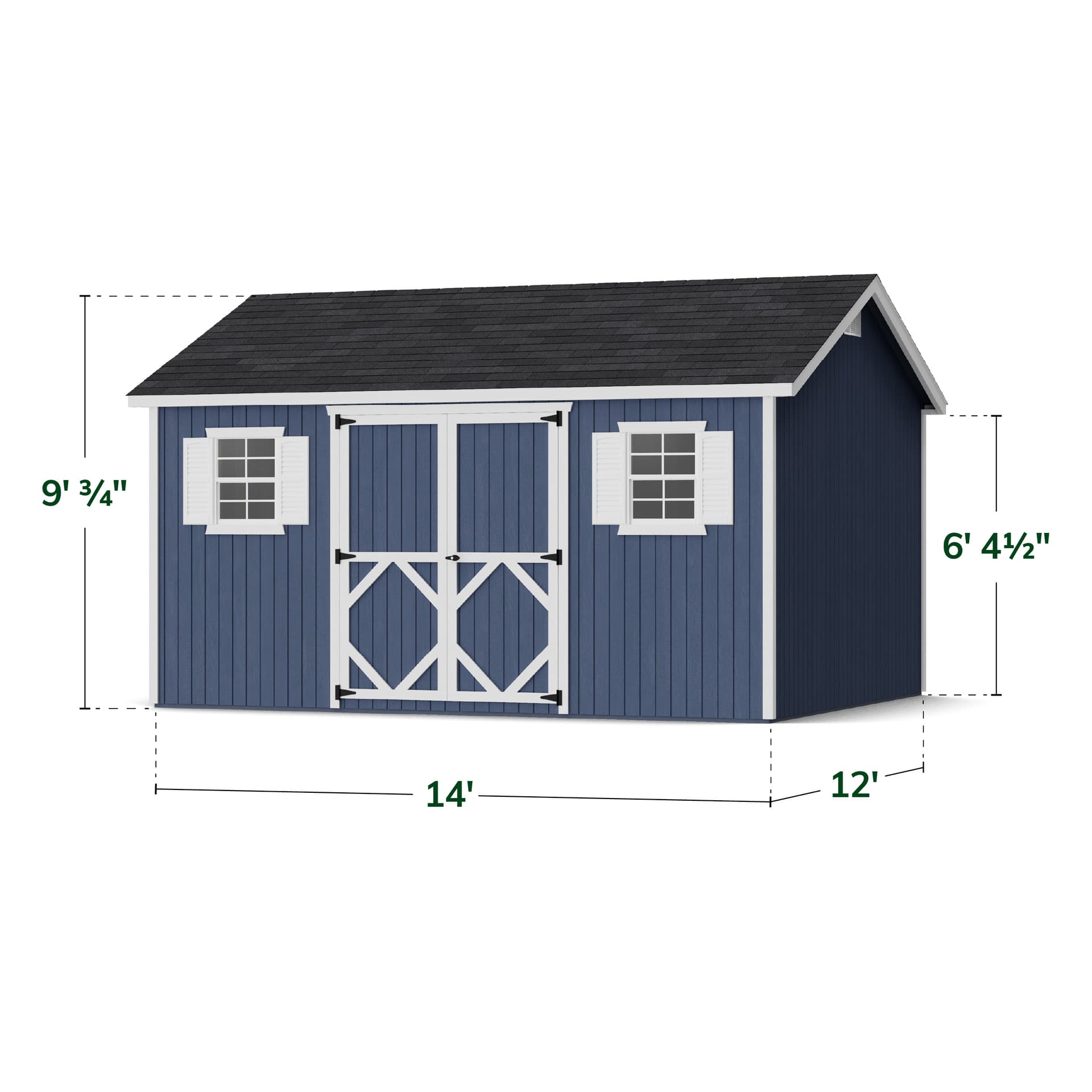 Classic Workshop Shed dimensions