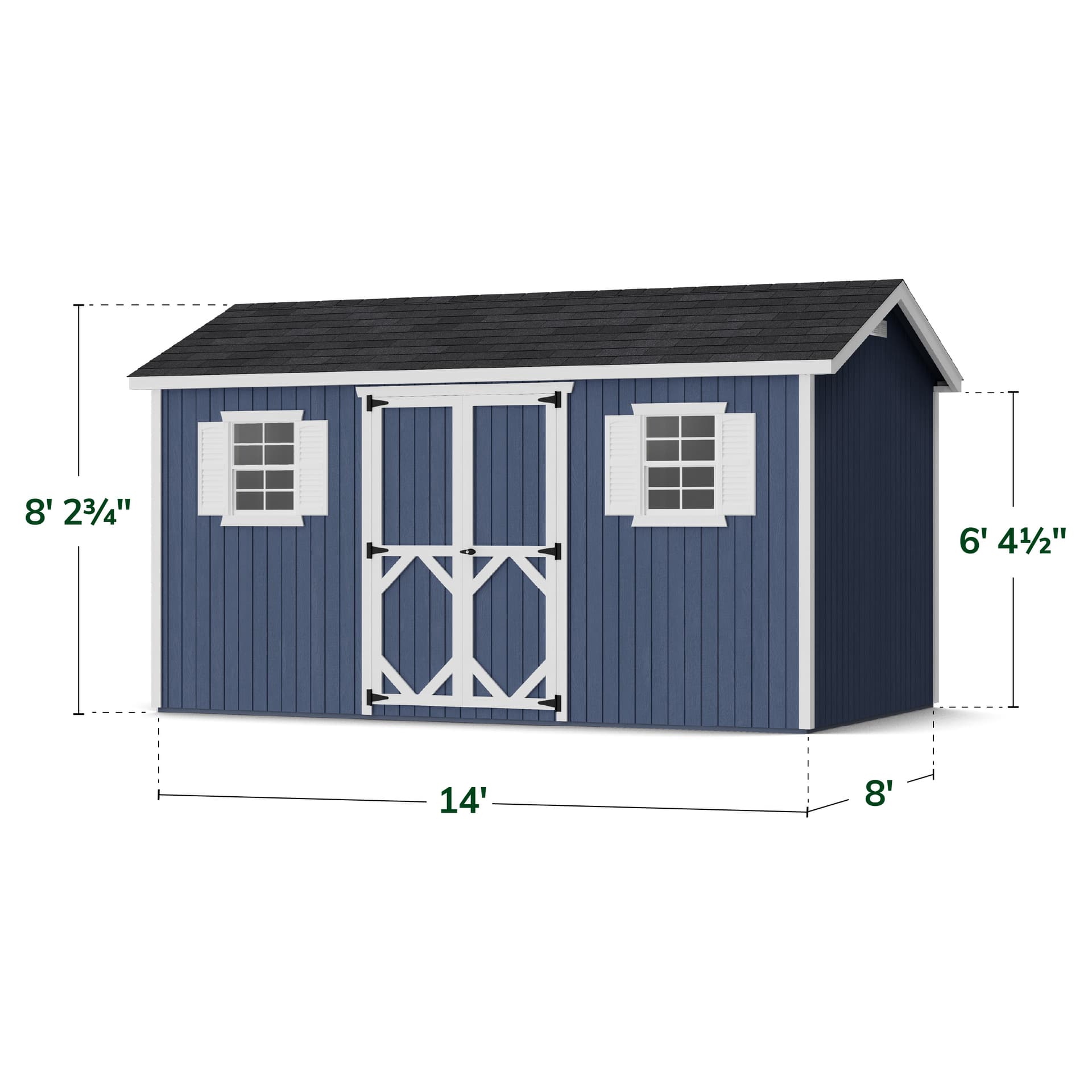 Classic Workshop Shed dimensions