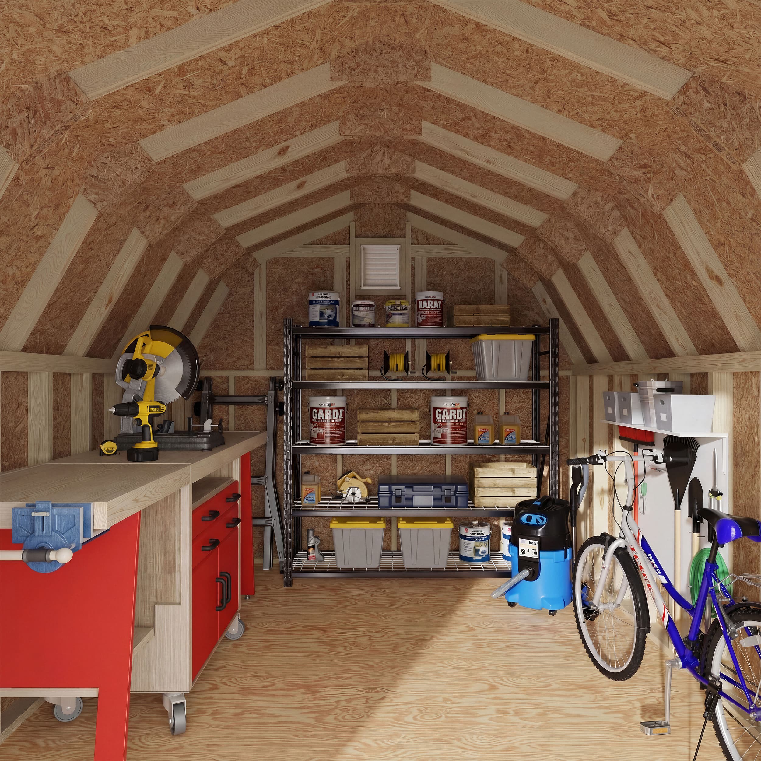 Colonial Greenfield Barn Shed