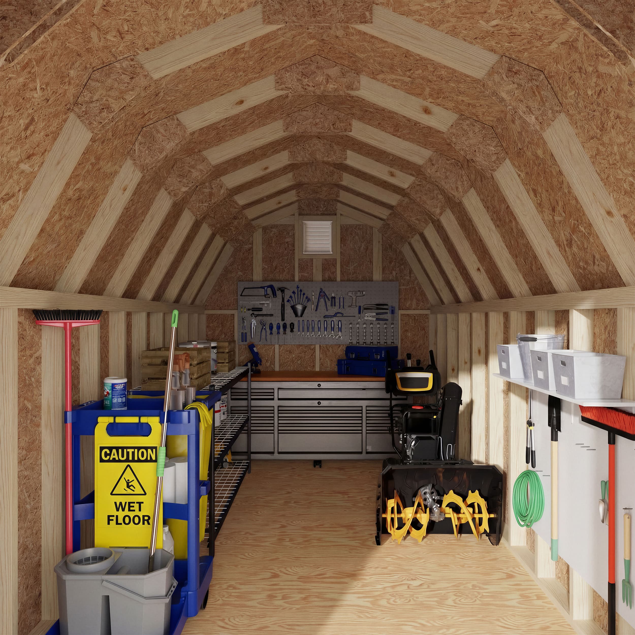 Colonial Greenfield Barn Shed