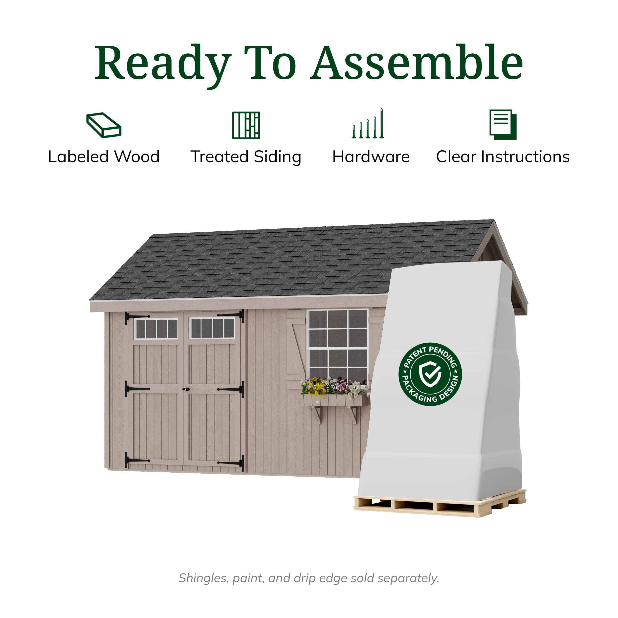 Colonial Pinehurst Shed