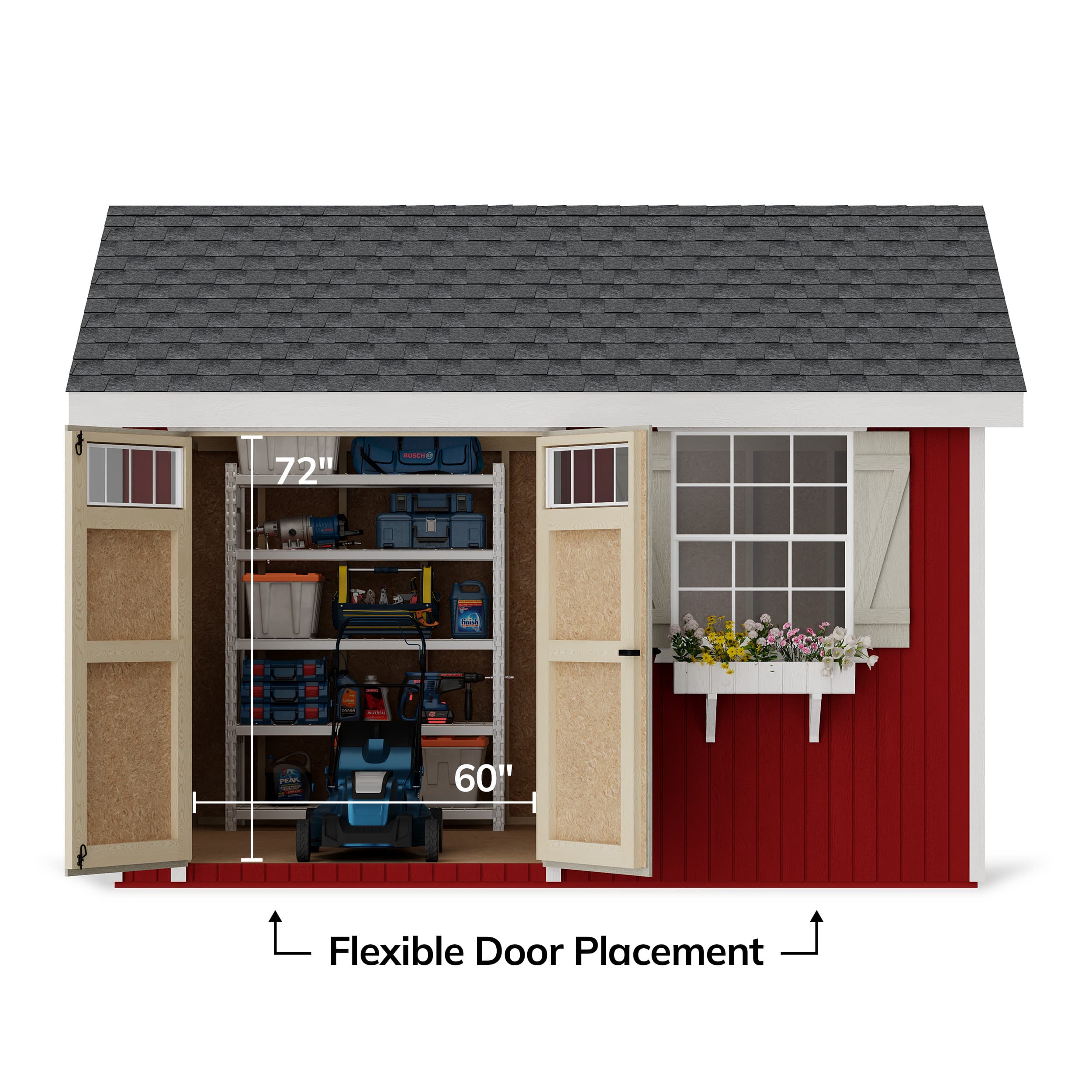 Colonial Pinehurst Shed