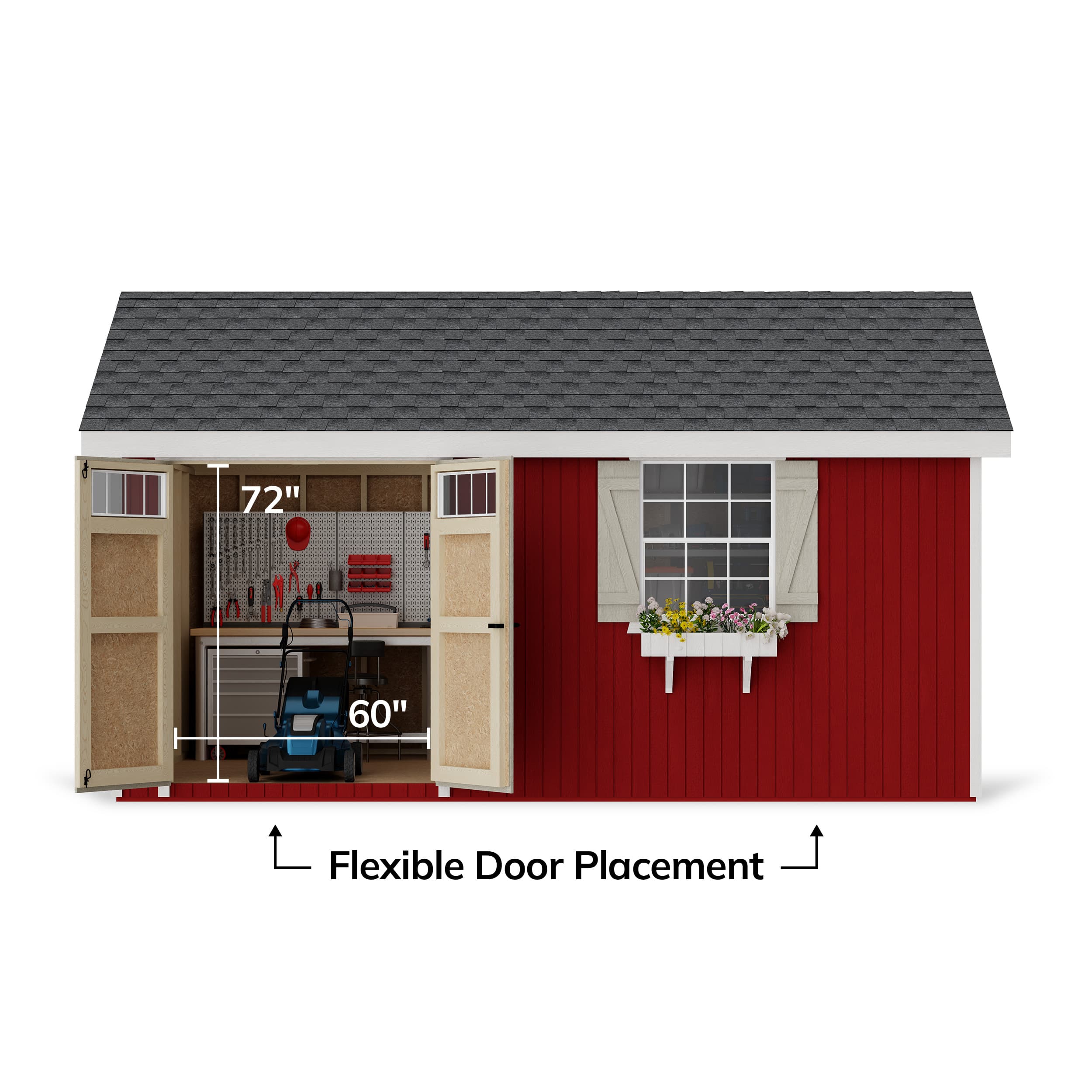 Colonial Pinehurst Shed