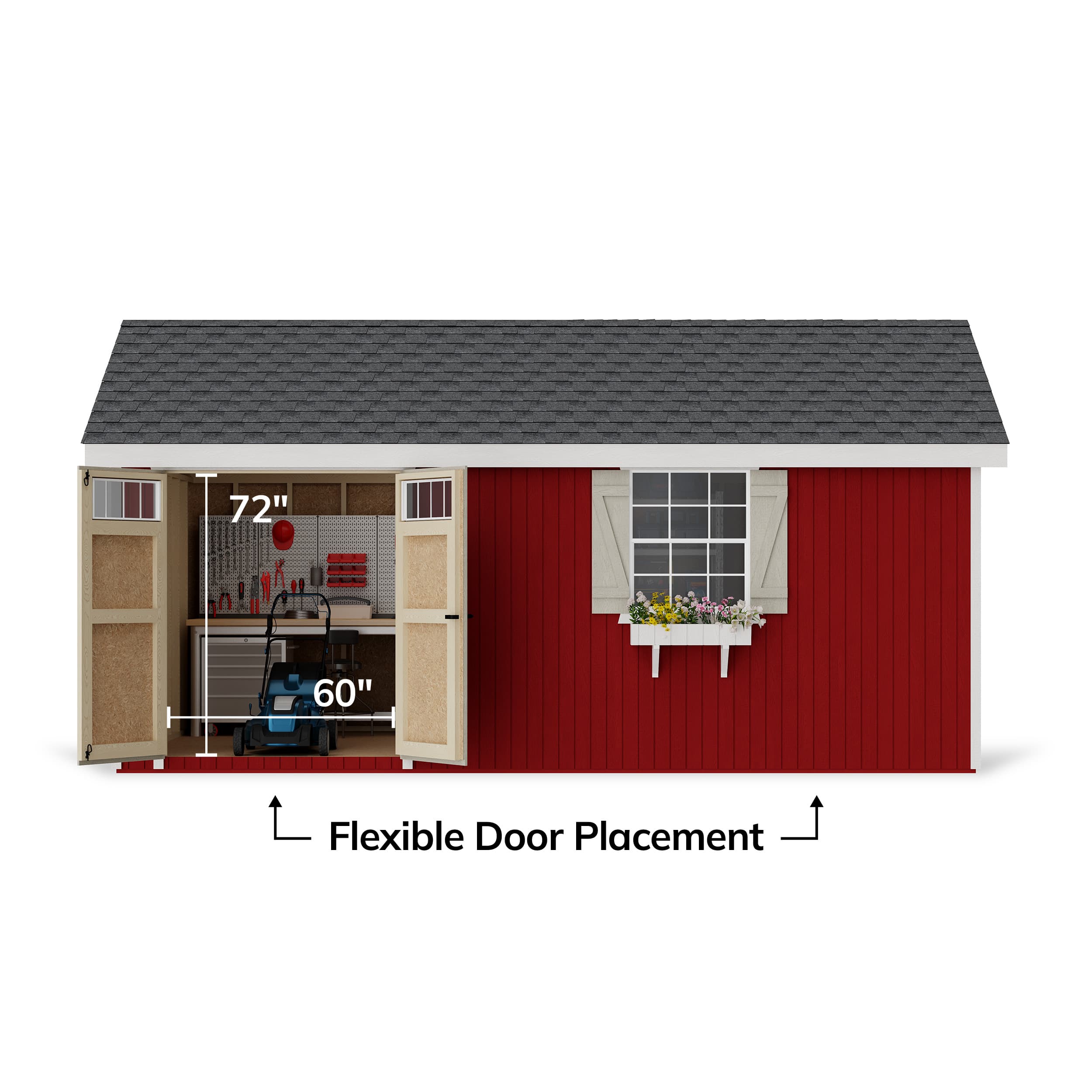 Colonial Pinehurst Shed