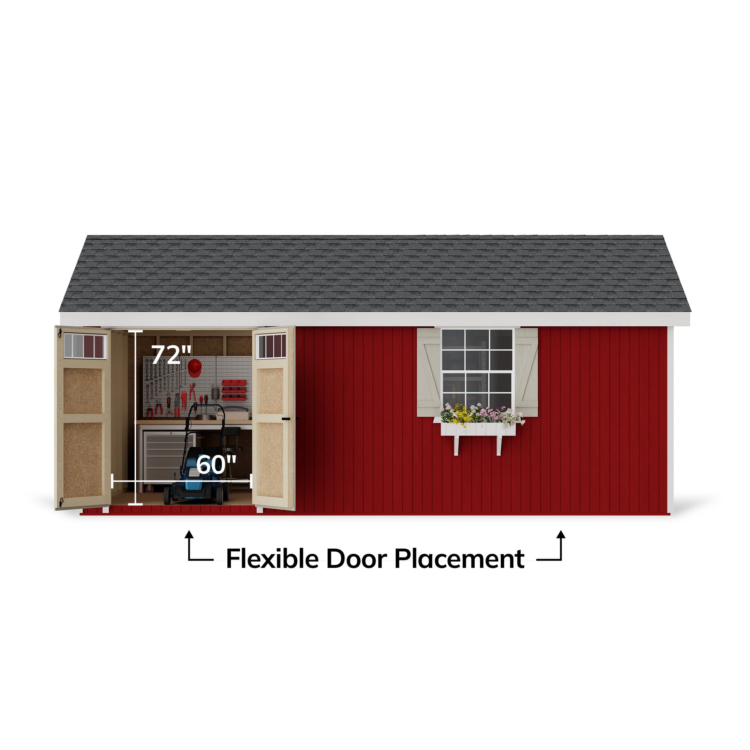 Colonial Pinehurst Shed