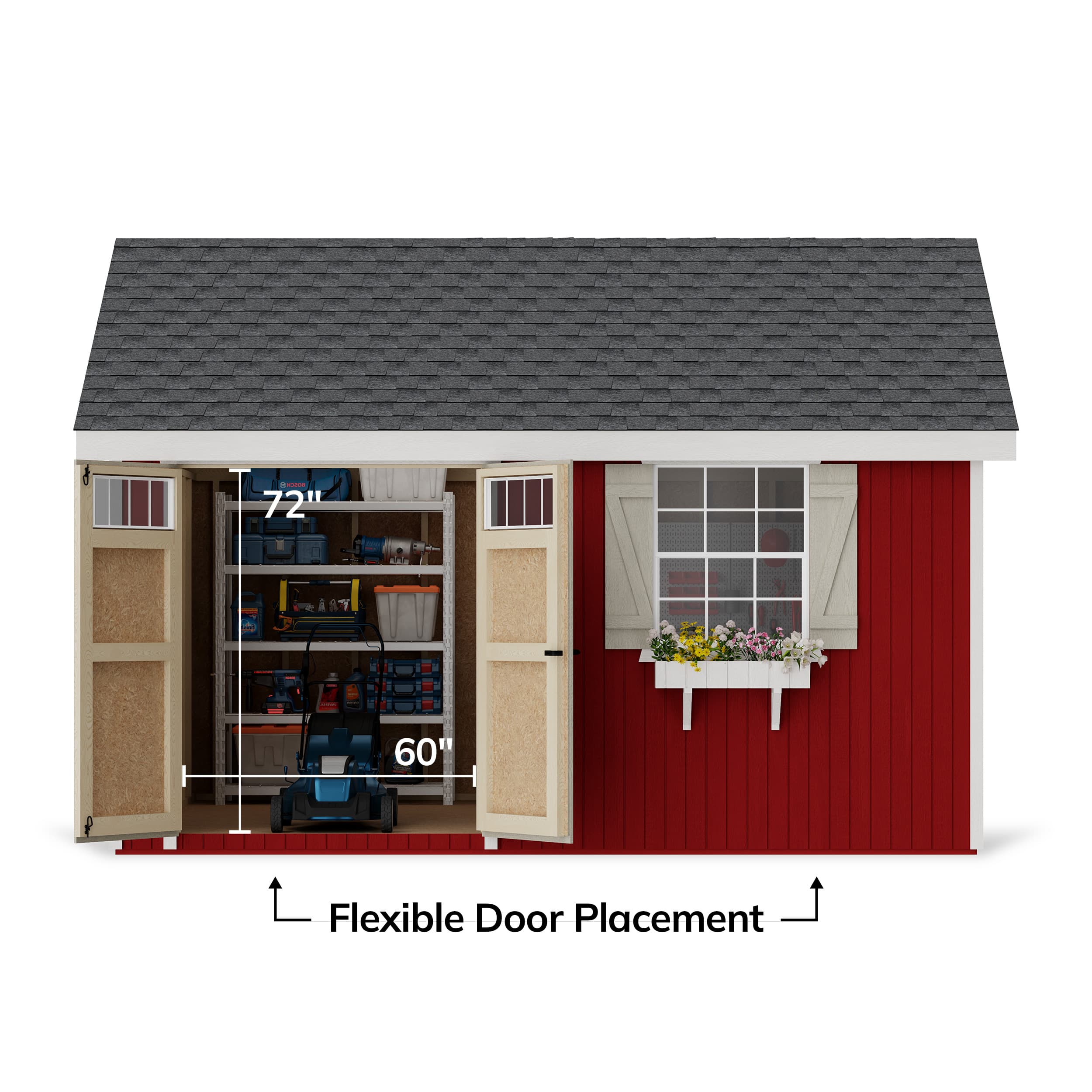 Colonial Pinehurst Shed