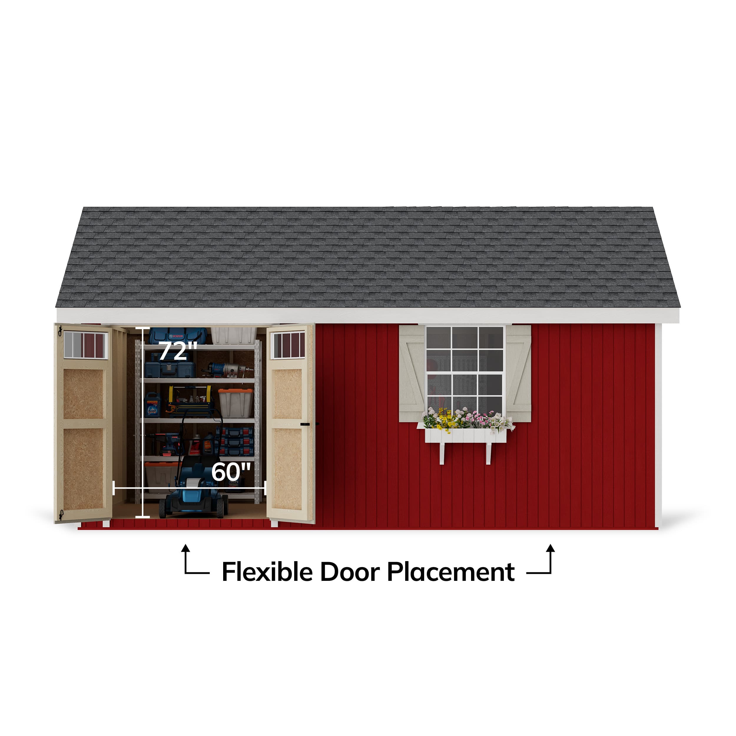 Colonial Pinehurst Shed