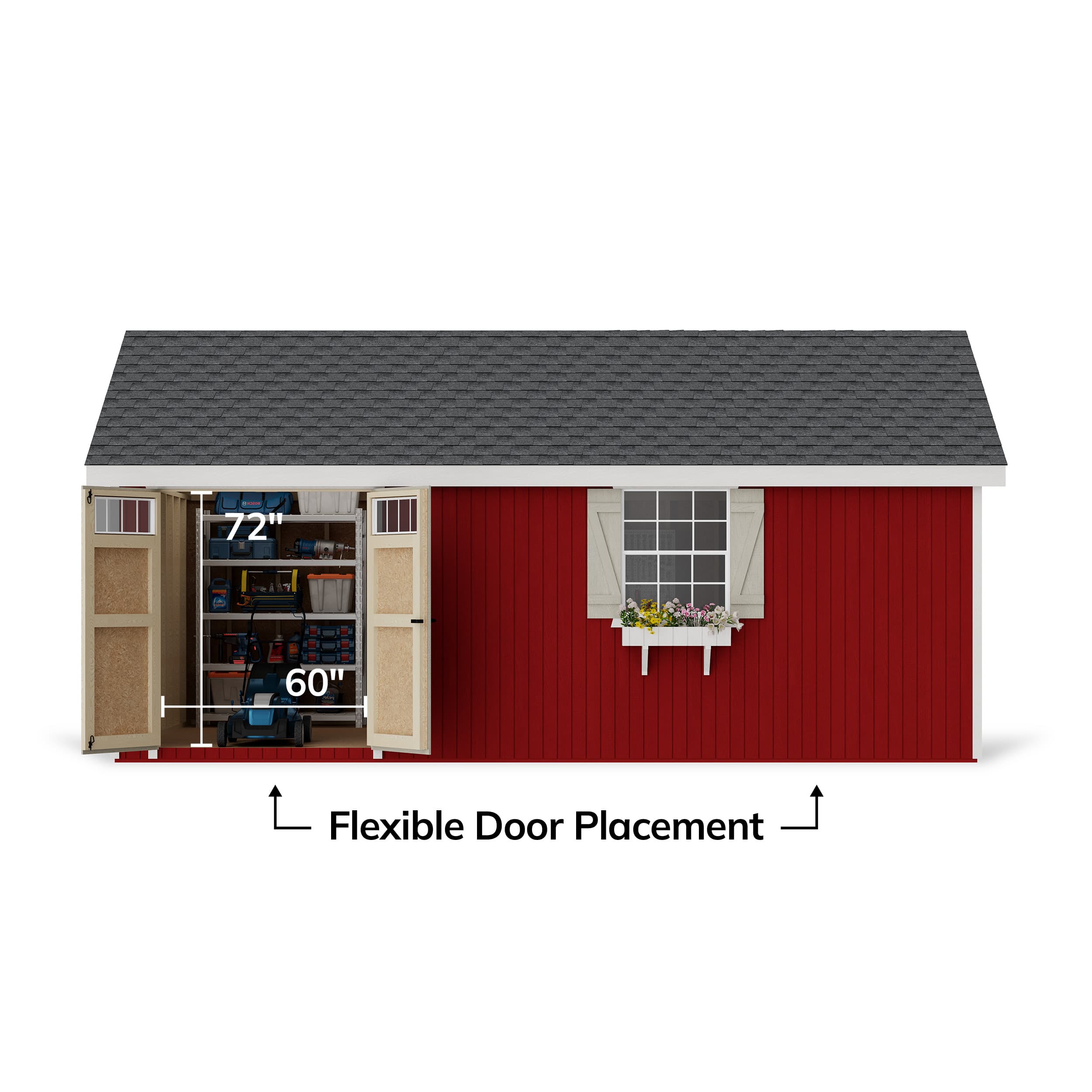 Colonial Pinehurst Shed