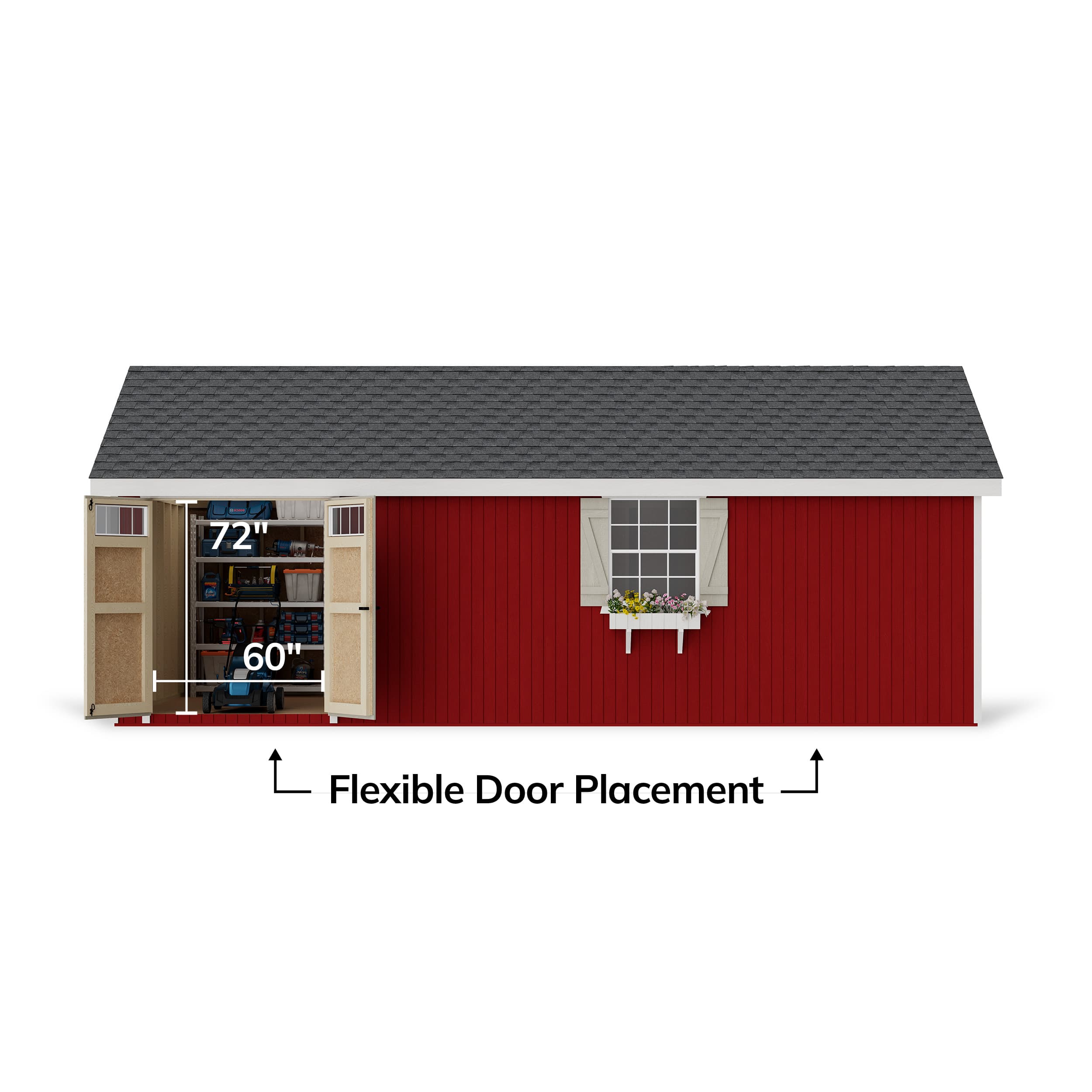 Colonial Pinehurst Shed