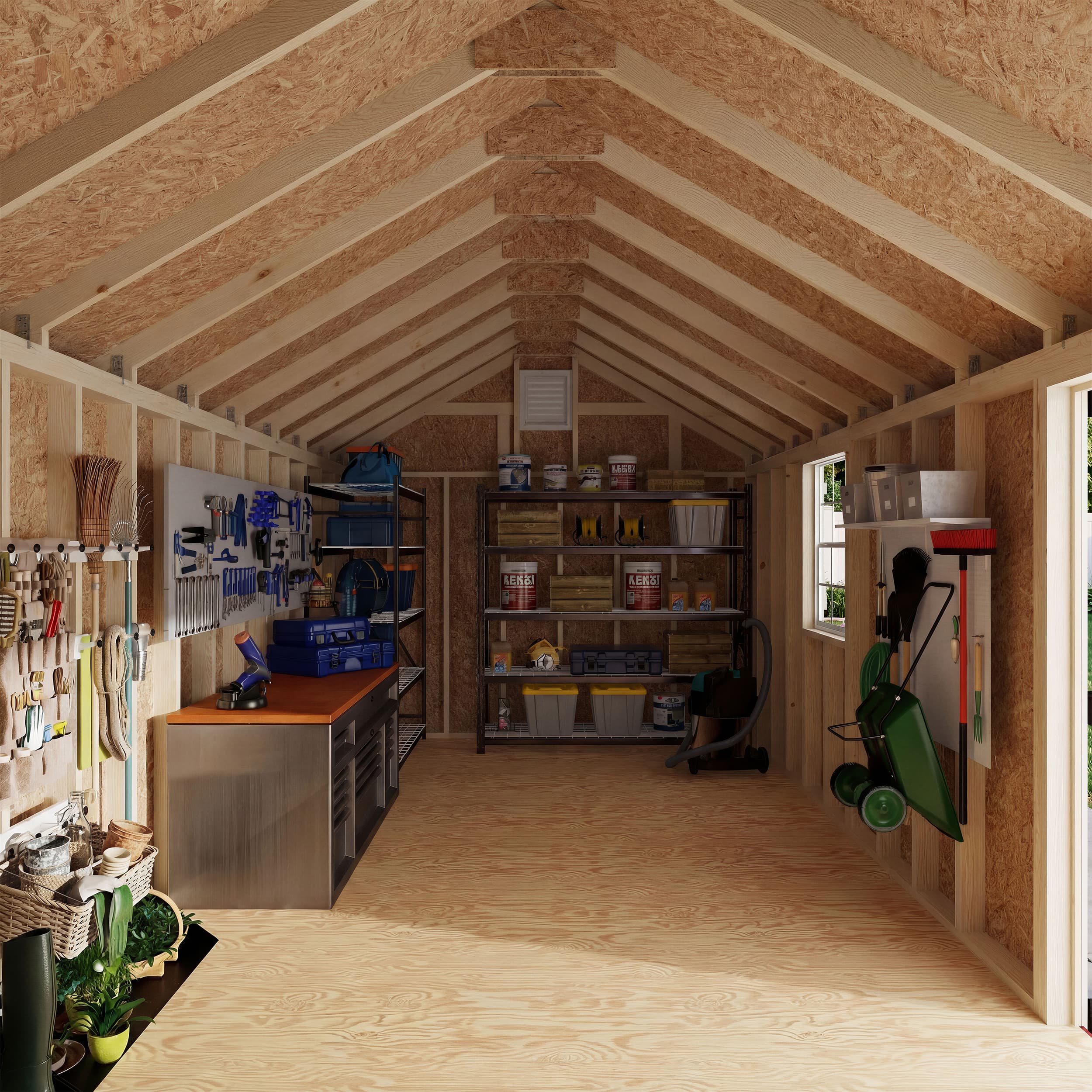 Colonial Pinehurst Shed