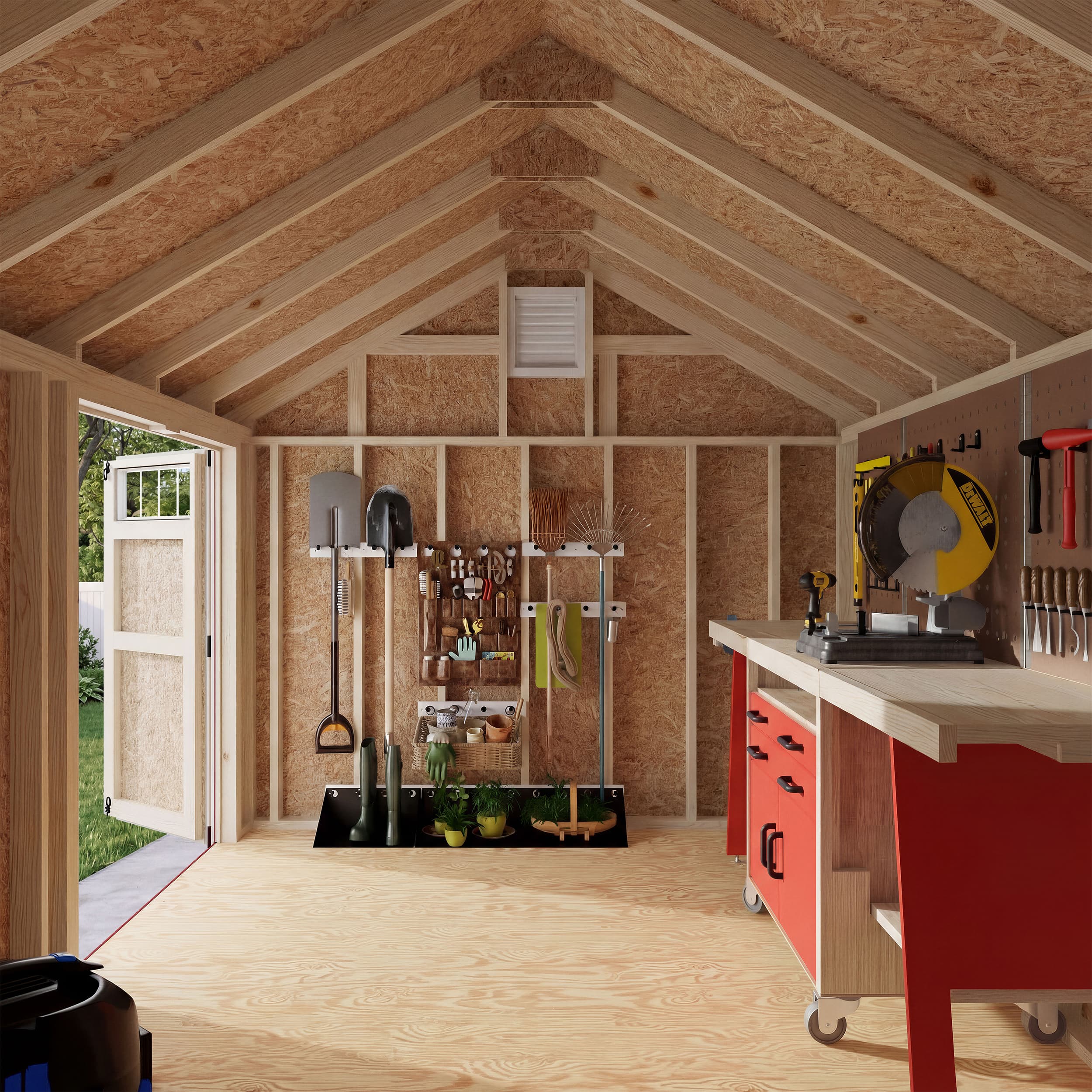 Colonial Pinehurst Shed