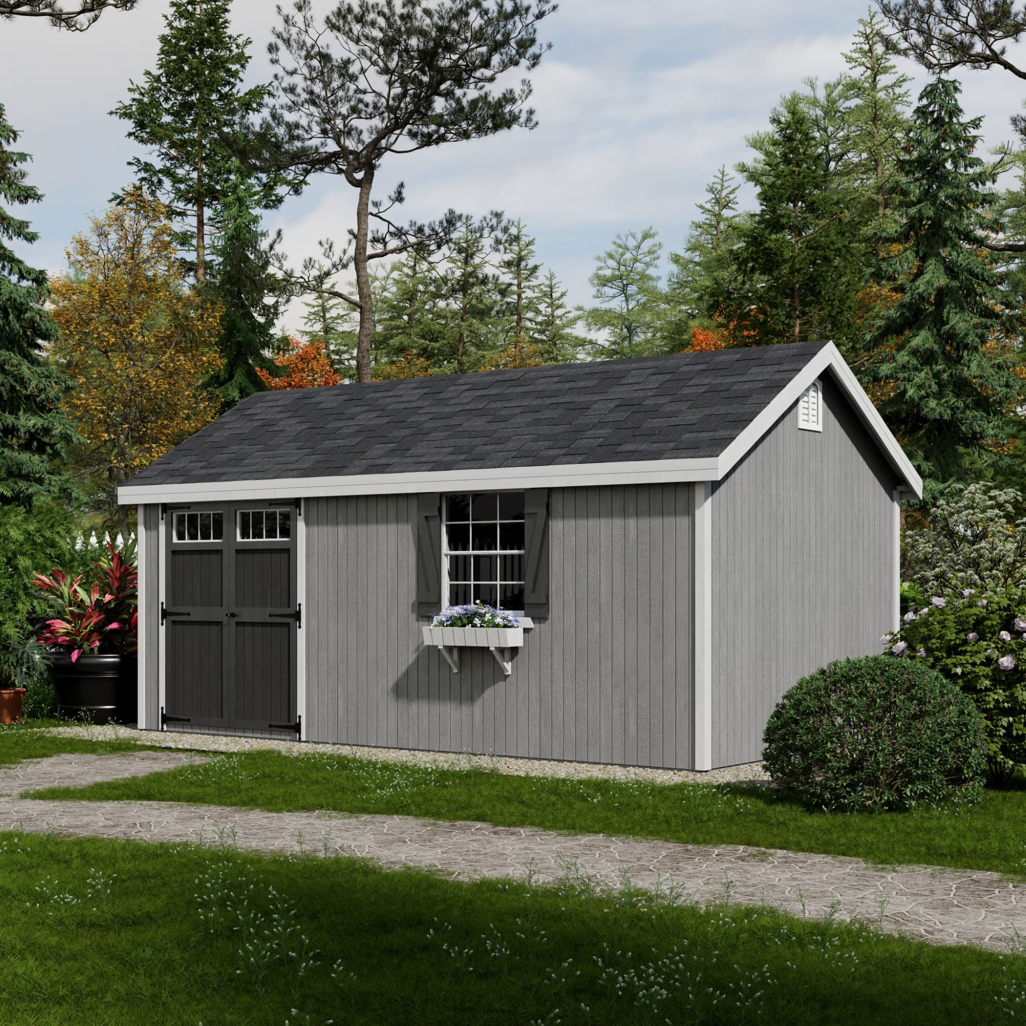 Colonial Pinehurst Shed