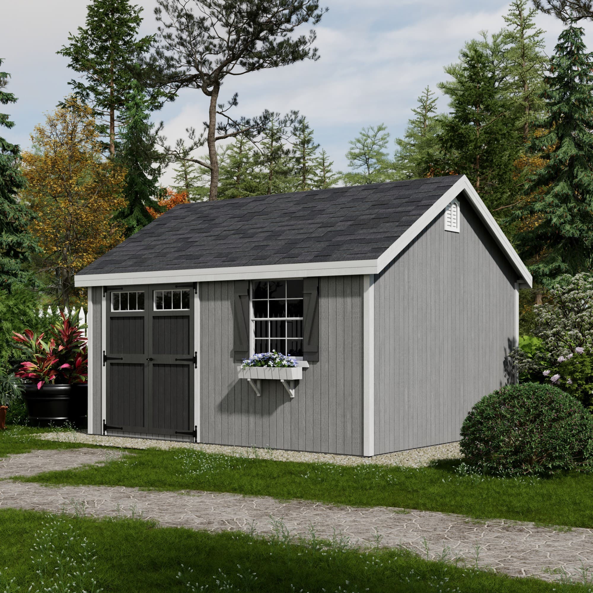 Colonial Pinehurst Shed