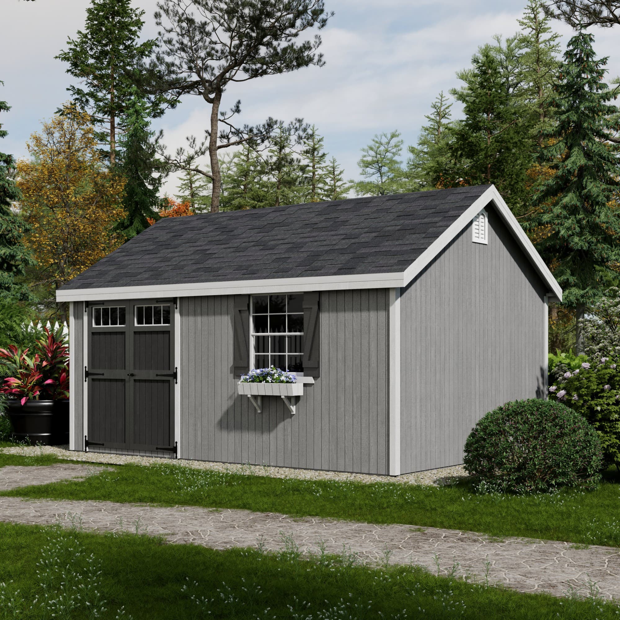 Colonial Pinehurst Shed