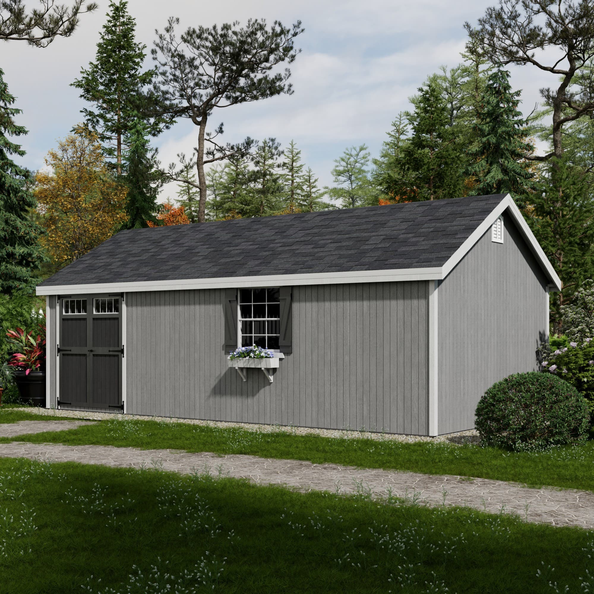 Colonial Pinehurst Shed