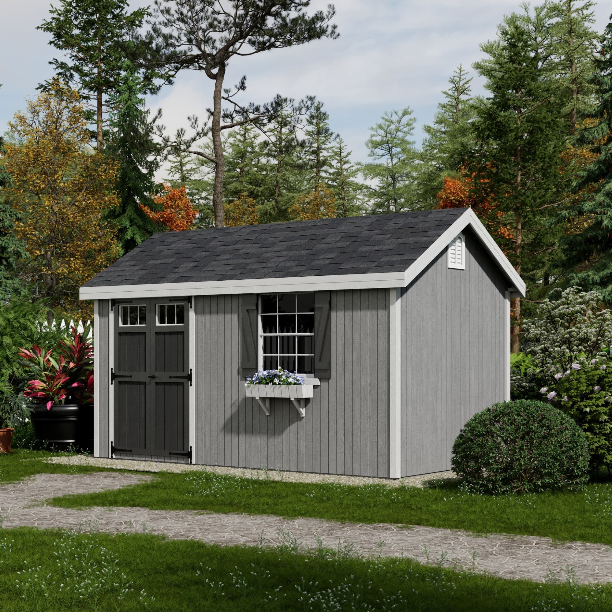 Colonial Pinehurst Shed