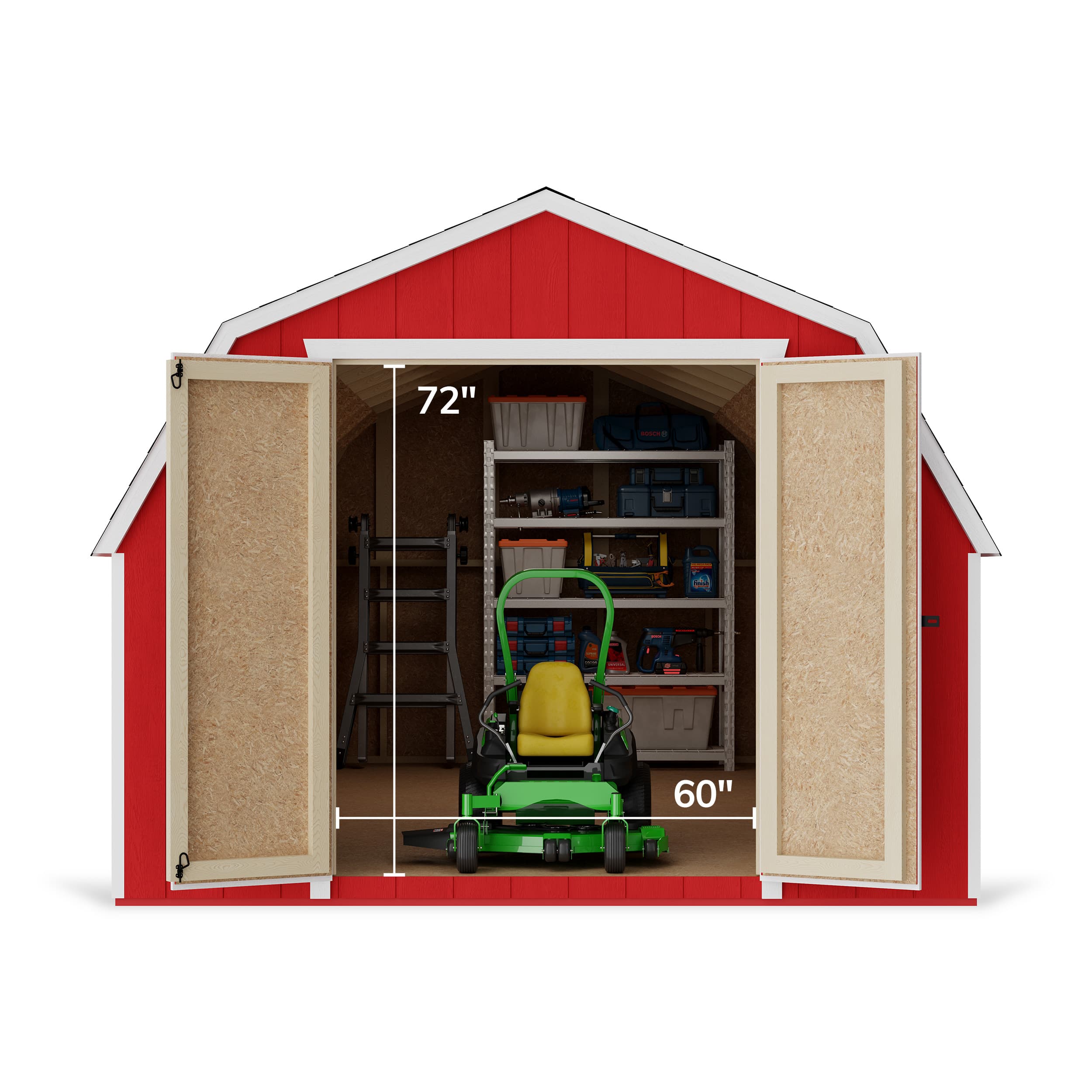 Value Gambrel 4' Barn Shed