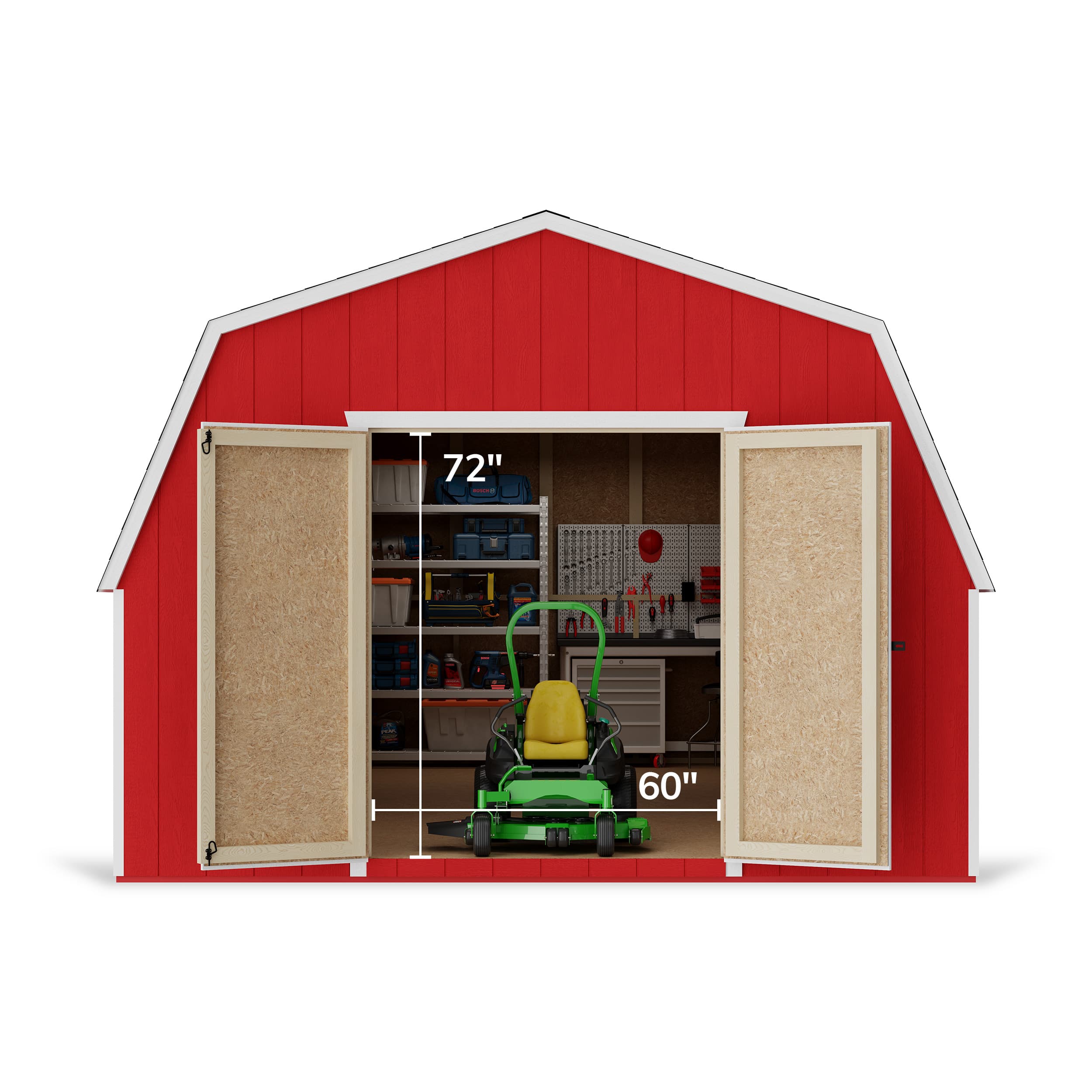 Value Gambrel 4' Barn Shed