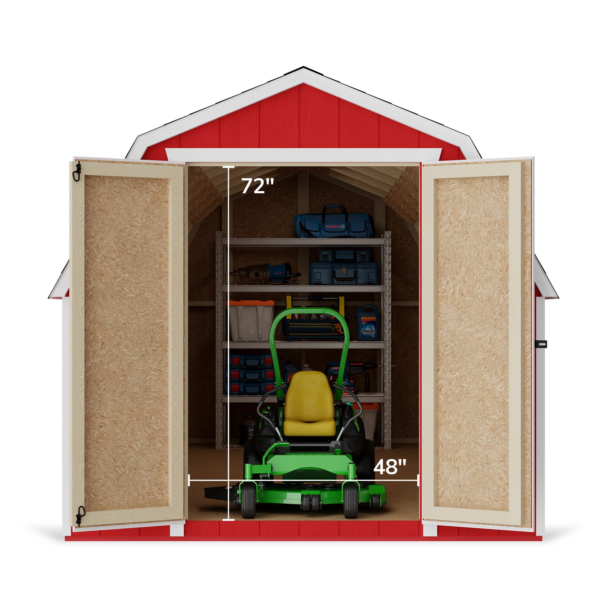 Value Gambrel 4' Barn Shed