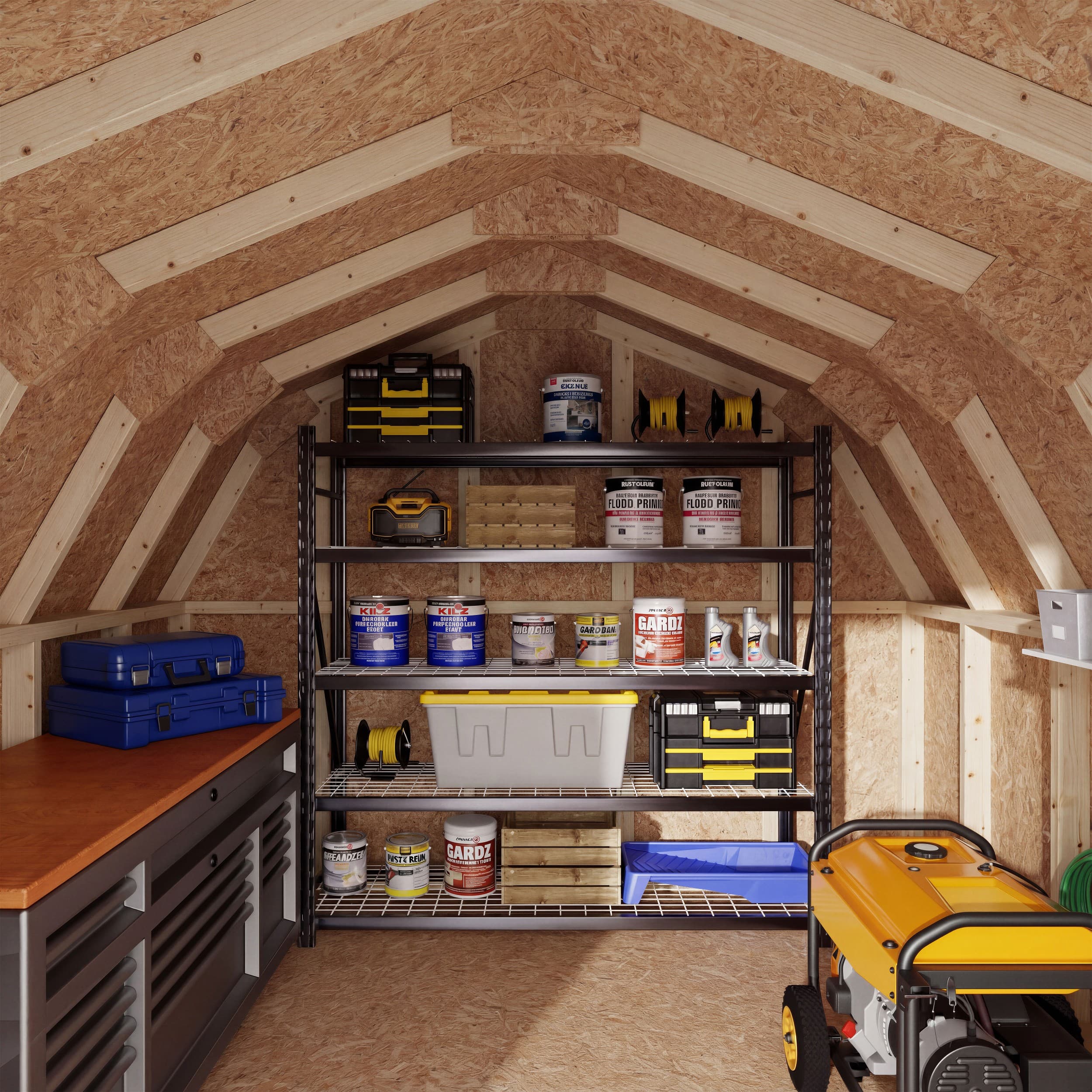 Value Gambrel 4' Barn Shed