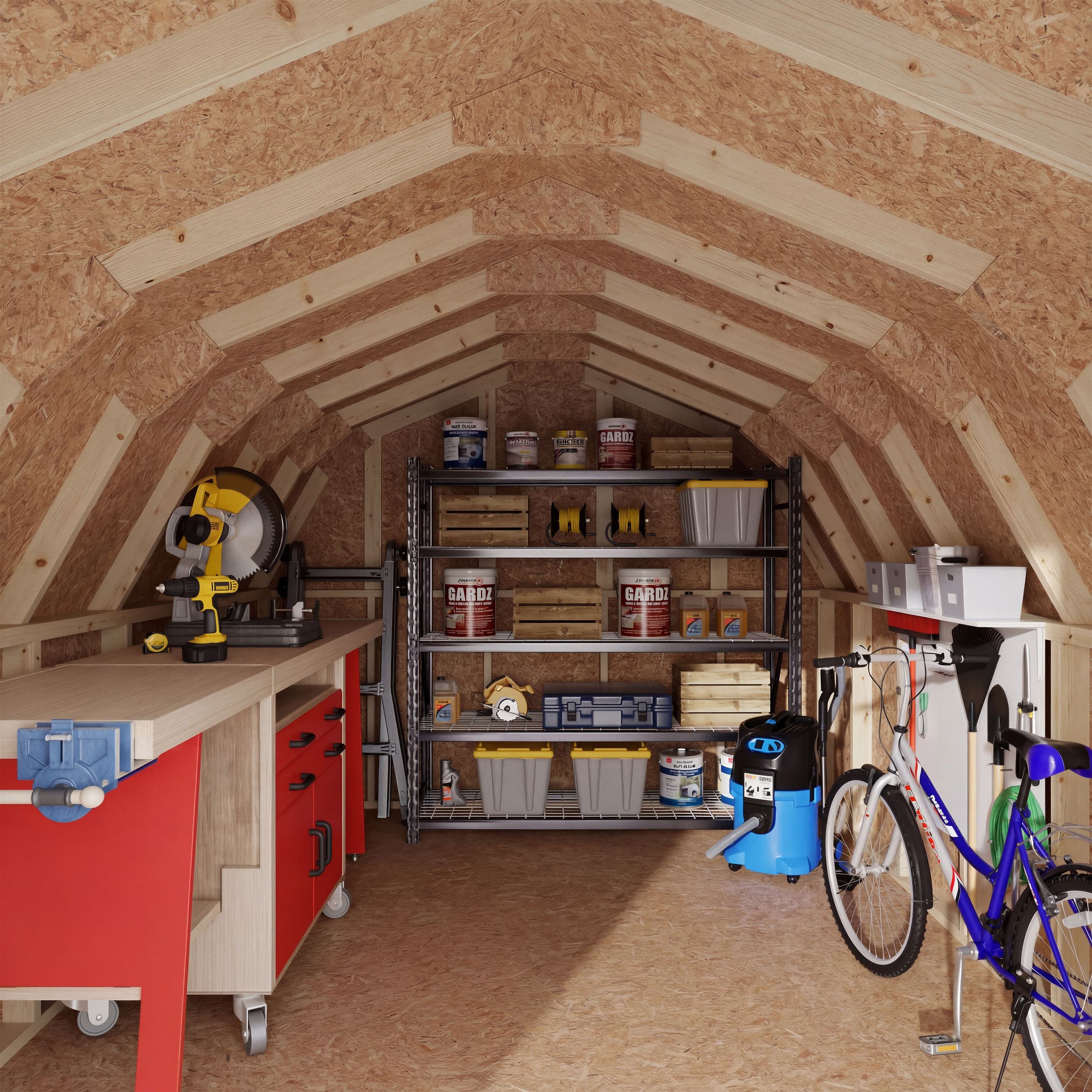 Value Gambrel 4' Barn Shed